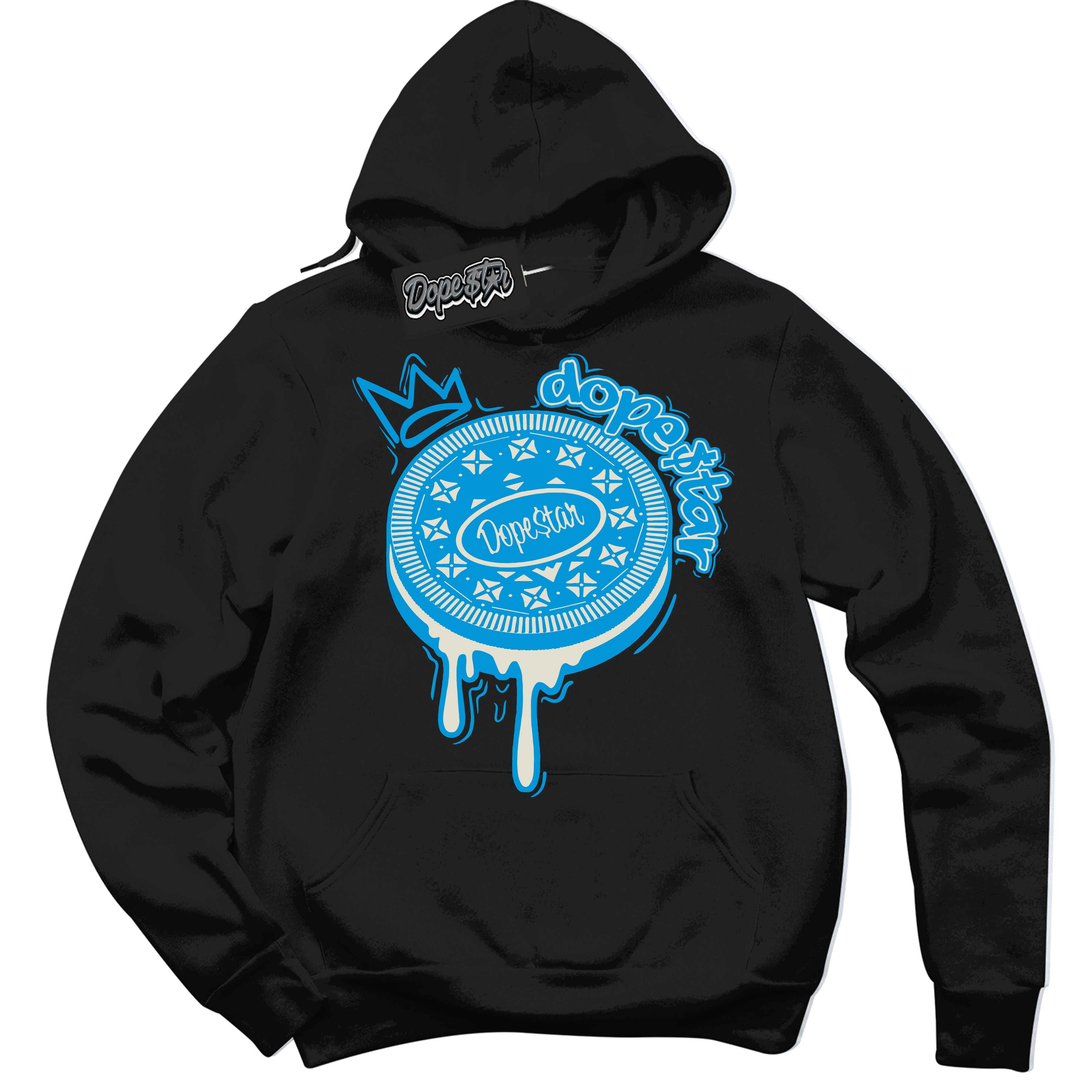 Dunk High Next Nature Light Khaki Star Blue 'Oreo DS' Hoodie – Black Streetwear Sweatshirt | Sneaker Matching Hoodie for Dunk High Next Nature Light Khaki Star Blue | Urban Fashion for Oreo DS | Men's & Women's Streetwear Outfit by Sneaker Shirts Outlet.