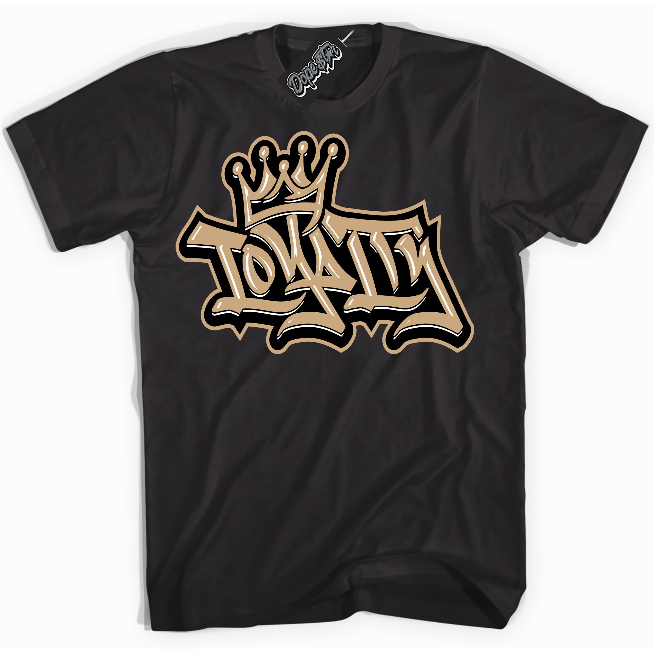 Cool Black Shirt with “Loyalty Crown” design that perfectly matches Black Anthracite Sesame Dunk Dunk.