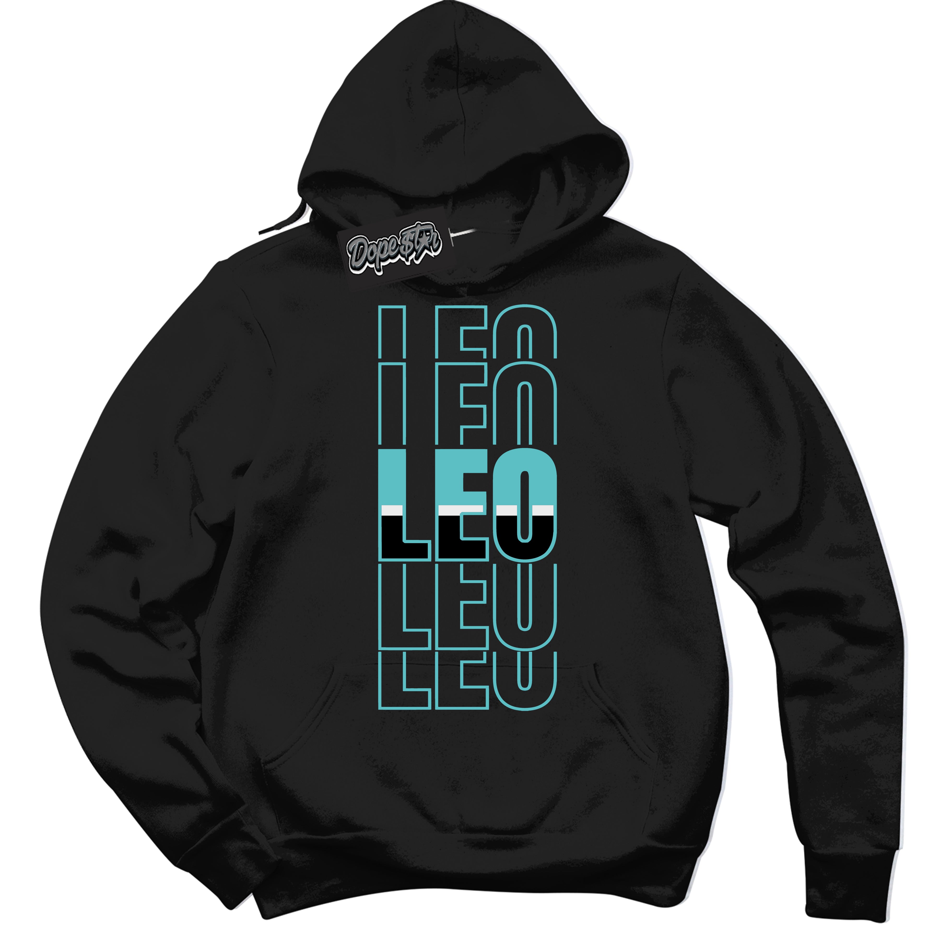 Dunk Low Retro Black Dusty Cactus 'Leo' Hoodie - Black Streetwear Mockup | Sneakerhead Sweatshirt Matching Dunk Low Retro Black Dusty Cactus | Limited Edition Urban Streetwear for Sneaker Matching OOTD | Outfits that pair perfectly with your ND Low Retro Black Dusty Cactus | Sneakerhead Fashion Must-Have Apparel for Men and Women.