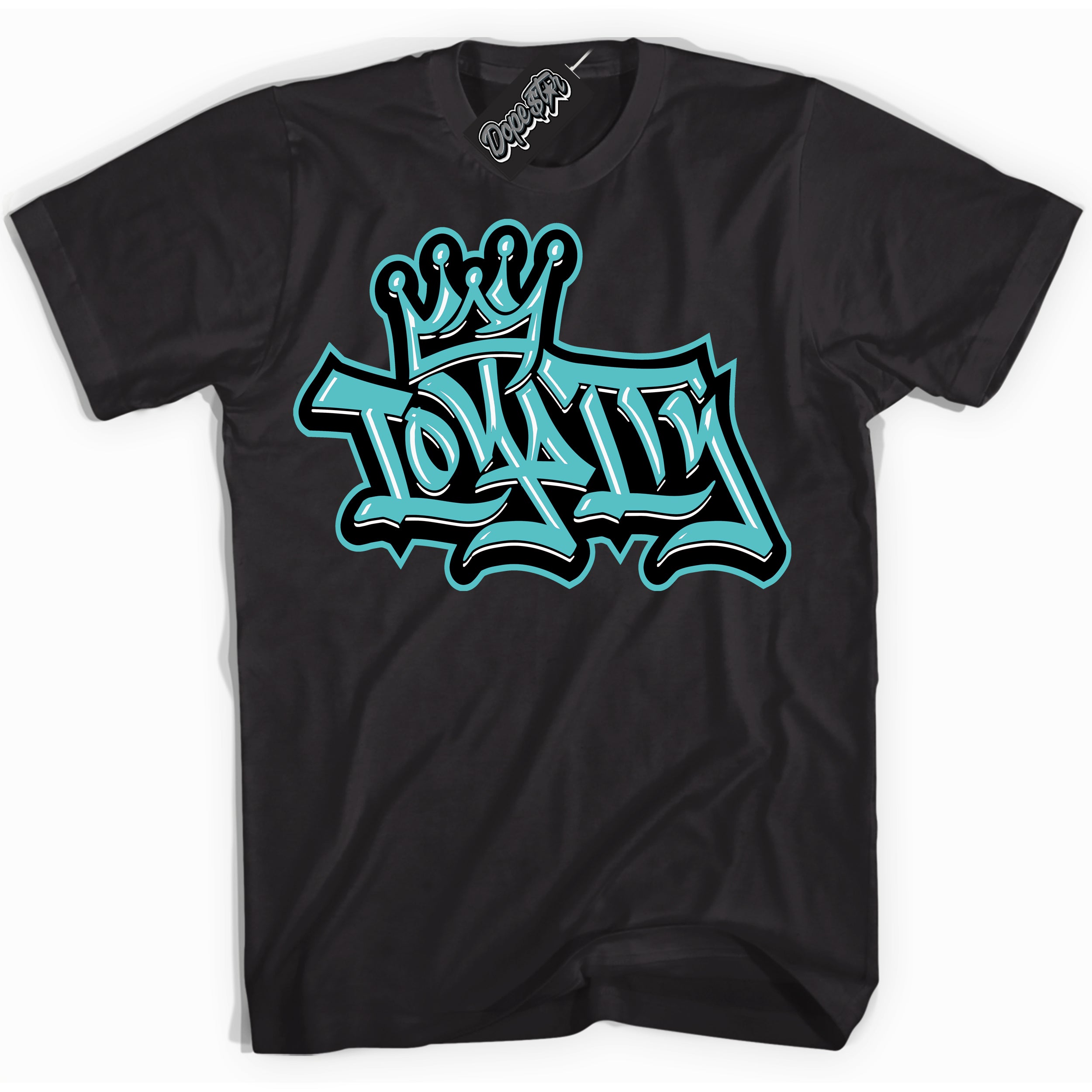 Dunk Low Retro Black Dusty Cactus 'Loyalty Crown' Shirt - Black Streetwear Mockup | Sneakerhead T-Shirt Matching Dunk Low Retro Black Dusty Cactus | Limited Edition Urban Streetwear for Sneaker Matching OOTD | Outfits that pair perfectly with your ND Low Retro Black Dusty Cactus | Sneakerhead Fashion Must-Have Apparel for Men and Women.
