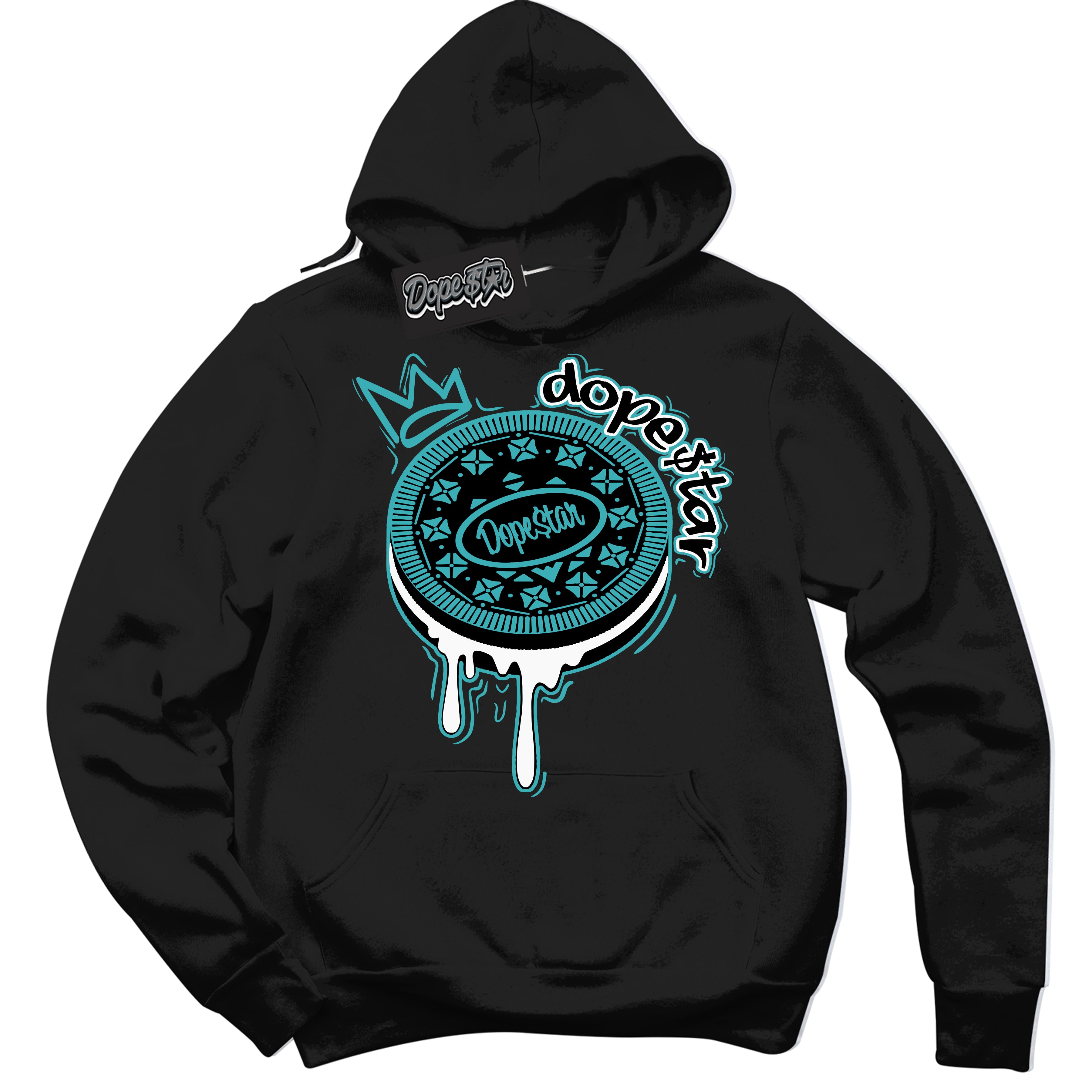 Dunk Low Retro Black Dusty Cactus 'Oreo DS' Hoodie - Black Streetwear Mockup | Sneakerhead Sweatshirt Matching Dunk Low Retro Black Dusty Cactus | Limited Edition Urban Streetwear for Sneaker Matching OOTD | Outfits that pair perfectly with your ND Low Retro Black Dusty Cactus | Sneakerhead Fashion Must-Have Apparel for Men and Women.