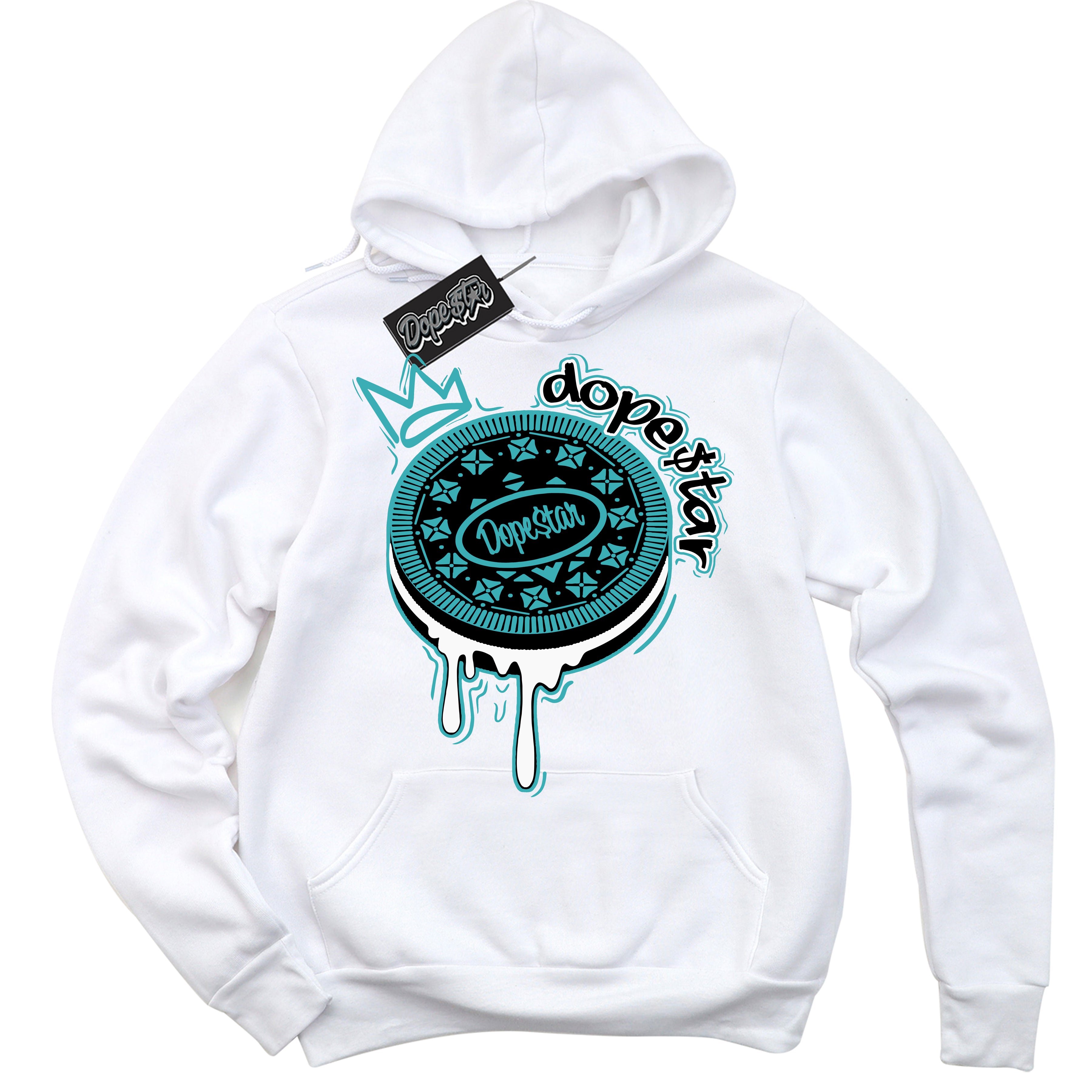 Dunk Low Retro Black Dusty Cactus 'Oreo DS' Hoodie - White Streetwear Mockup | Sneakerhead Sweatshirt Matching Dunk Low Retro Black Dusty Cactus | Limited Edition Urban Streetwear for Sneaker Matching OOTD | Outfits that pair perfectly with your ND Low Retro Black Dusty Cactus | Sneakerhead Fashion Must-Have Apparel for Men and Women.