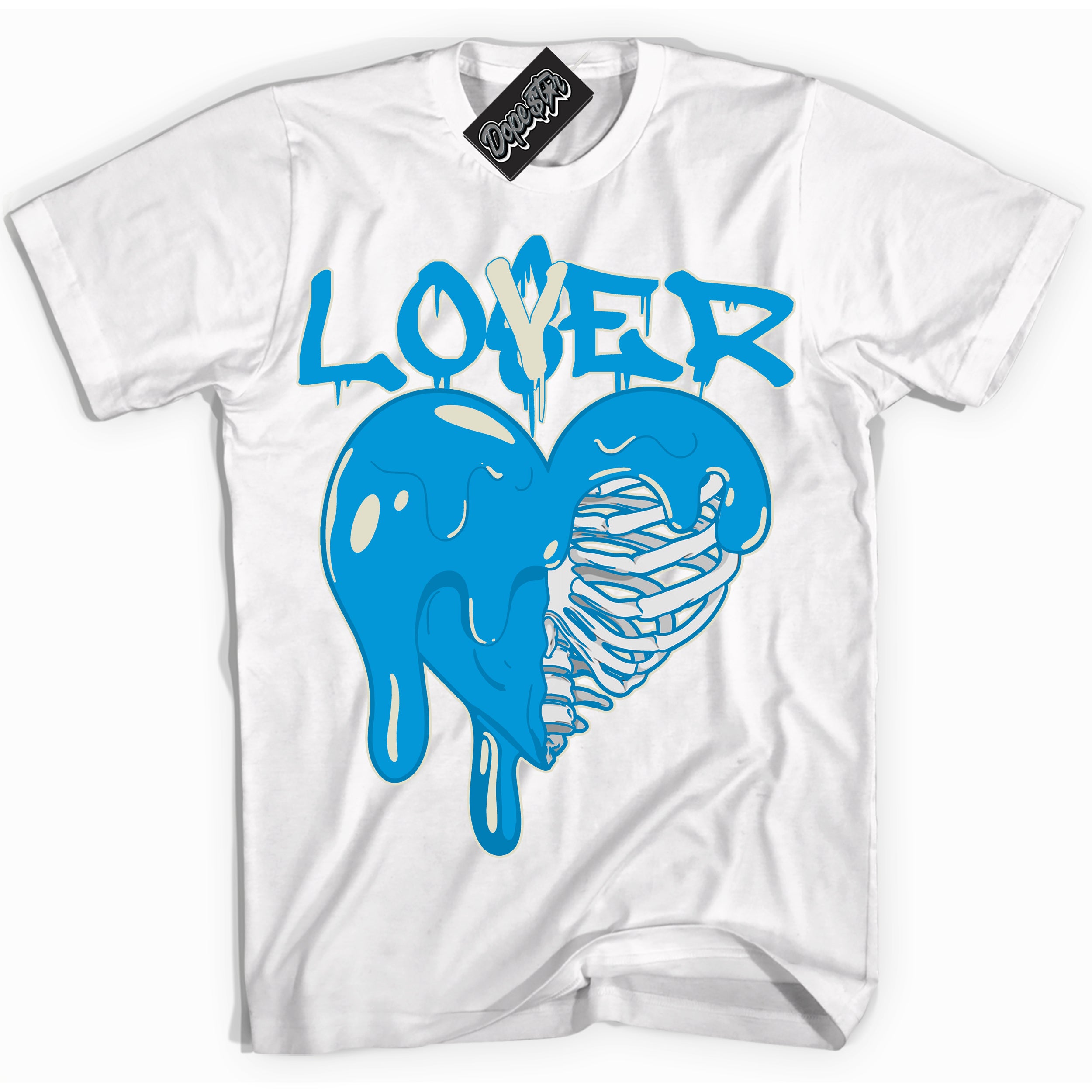 Dunk Low Coconut Milk University Blue 'Lover Loser' Shirt – White Streetwear T-Shirt | Sneaker Matching Tee for Dunk Low Coconut Milk University Blue | Urban Fashion for Lover Loser | Men's & Women's Streetwear Outfit by Sneaker Shirts Outlet.