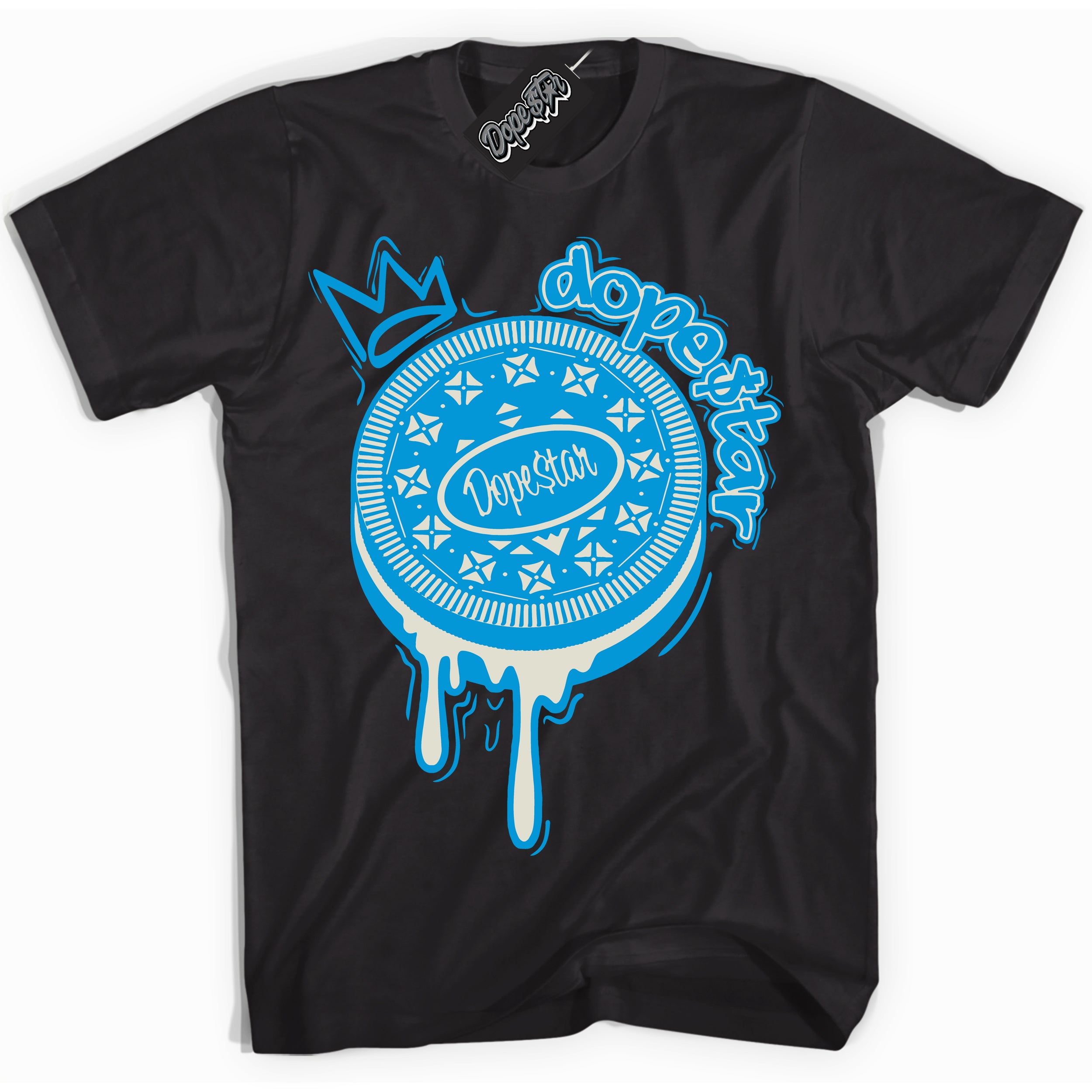 Dunk Low Coconut Milk University Blue 'Oreo DS' Shirt – Black Streetwear T-Shirt | Sneaker Matching Tee for Dunk Low Coconut Milk University Blue | Urban Fashion for Sneakerheads | Men's & Women's Streetwear Outfit by Sneaker Shirts Outlet.