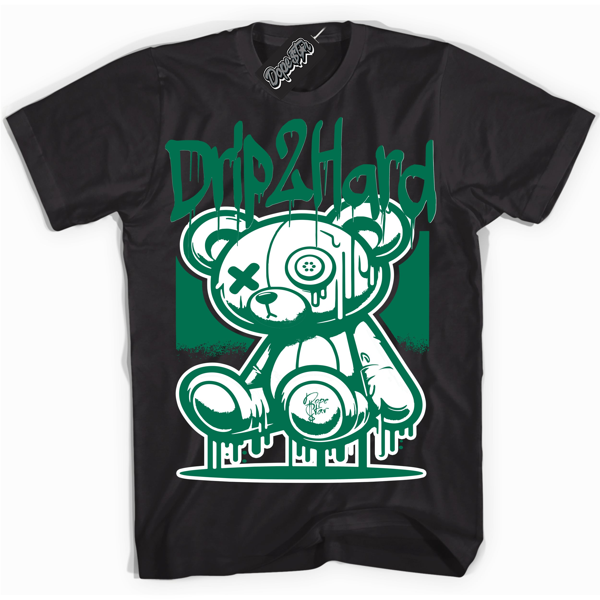 Cool Black graphic tee with “ Drip 2 Hard ” design, that perfectly matches Paisley Pack Green