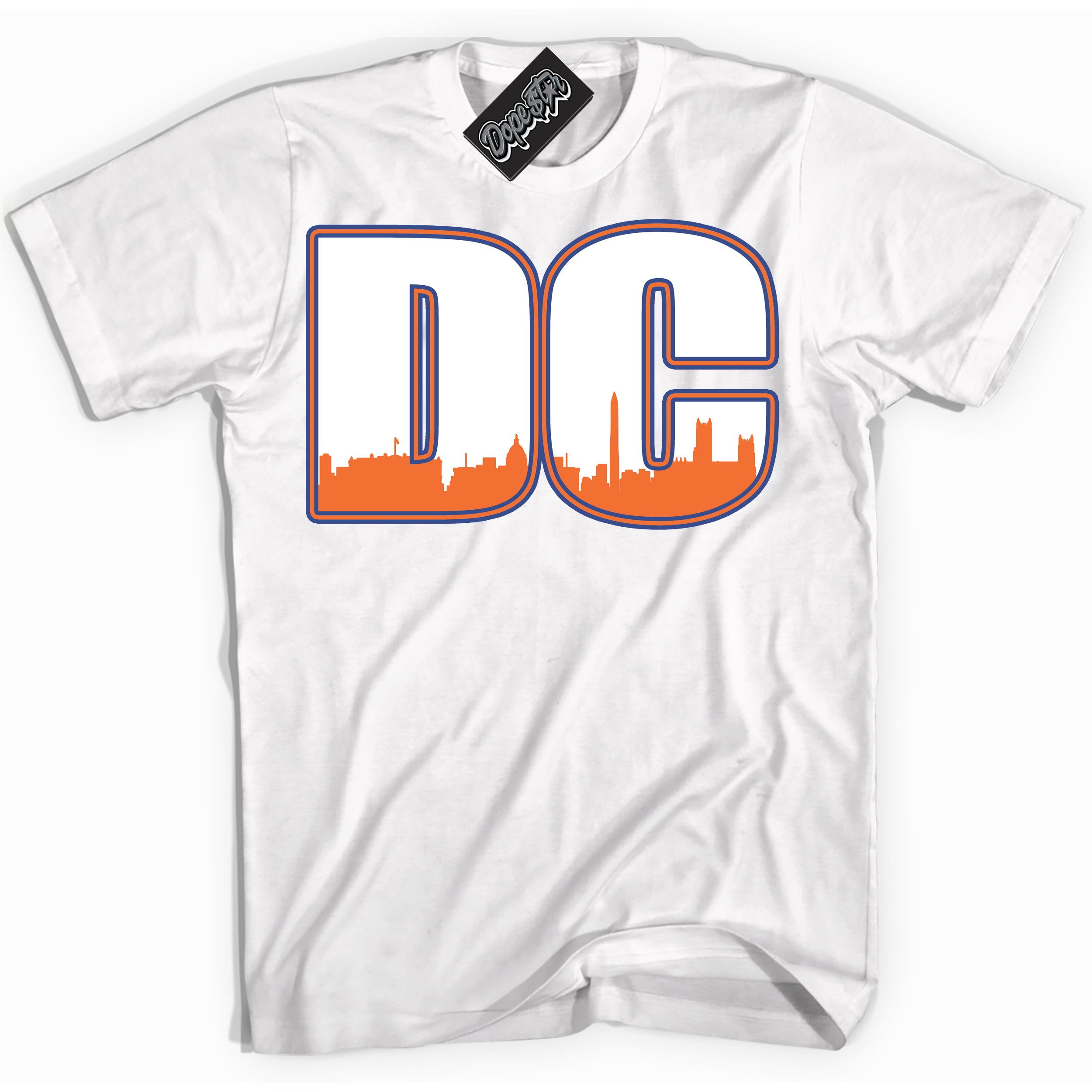 Cool White Shirt with “ DC ” design that perfectly matches Low Knicks.