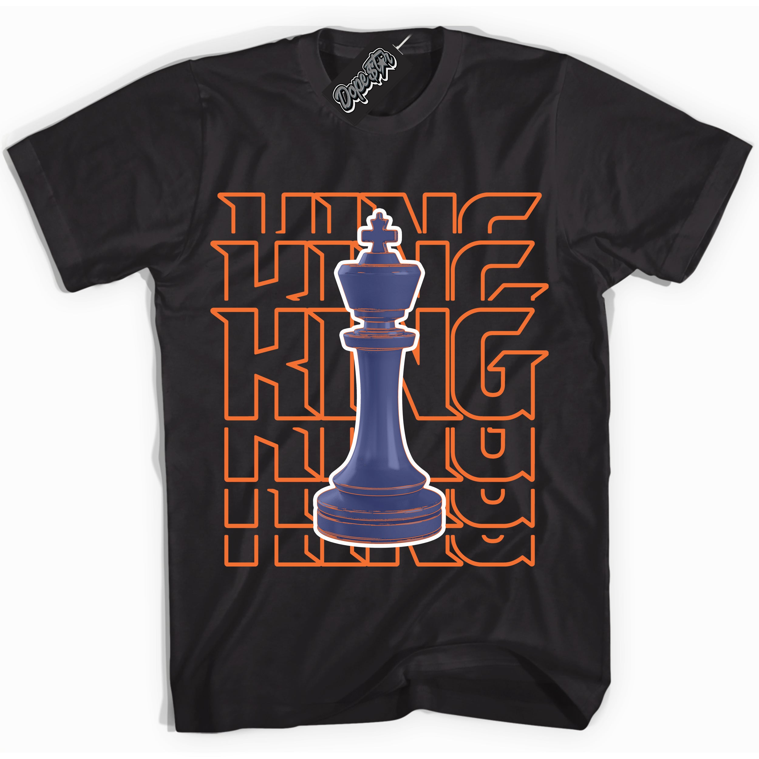 Cool Black Shirt with “ King Chess ” design that perfectly matches Low Knicks.
