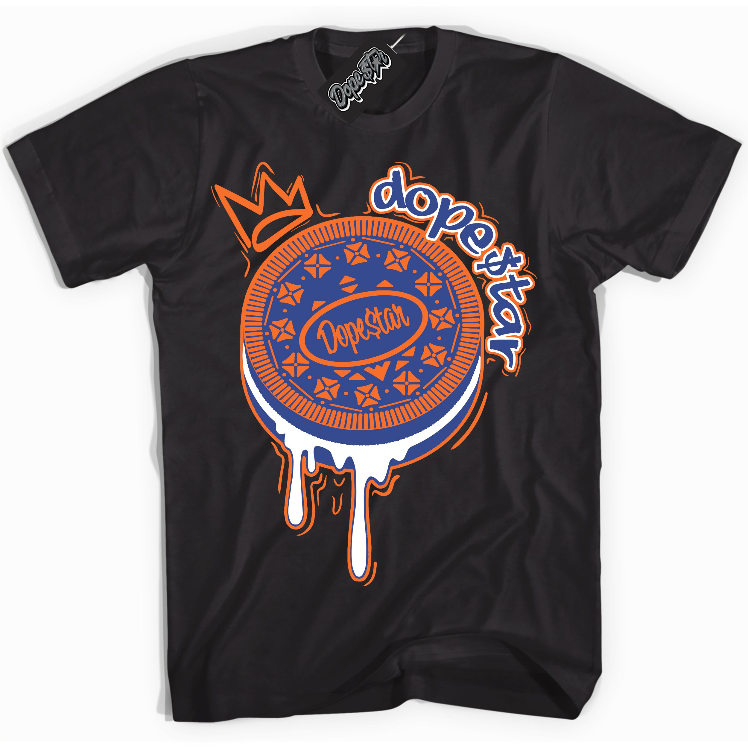 Cool Black Shirt with “ Oreo DS ” design that perfectly matches Low Knicks.
