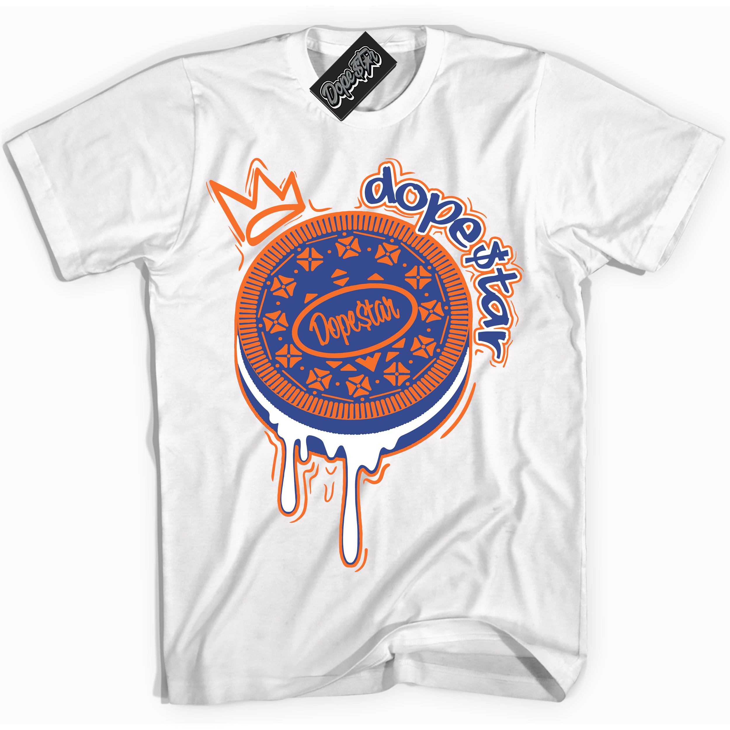 Cool White Shirt with “ Oreo DS ” design that perfectly matches Low Knicks.
