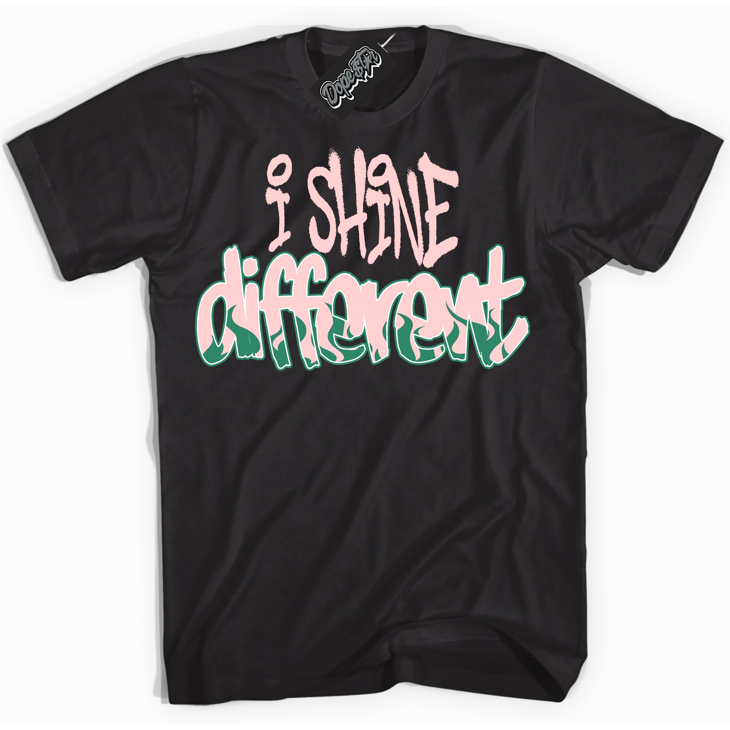 Cool Black Shirt with “ I Shine Different ” design that perfectly matches Malachite Dunks Dunks.