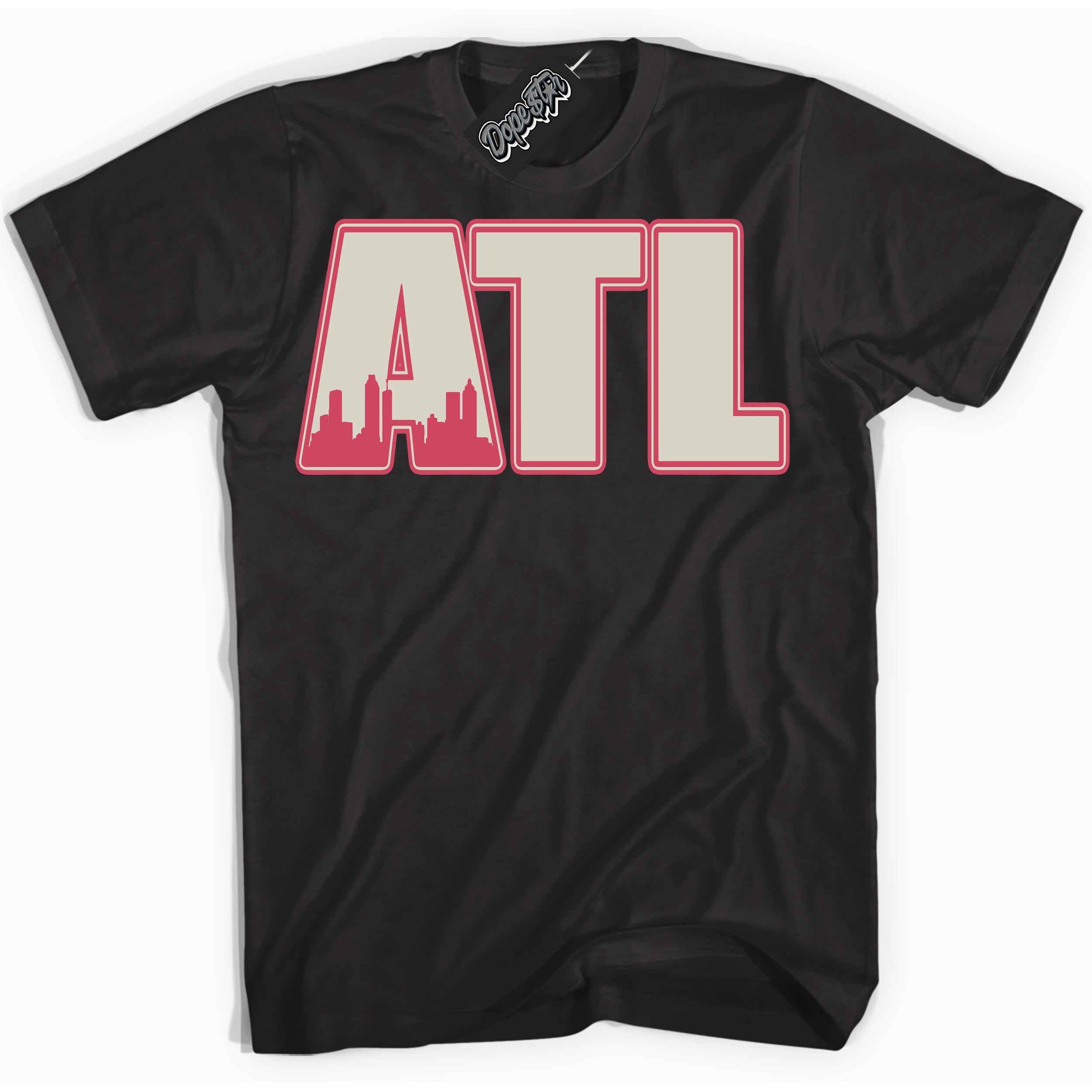 Cool Black Shirt with “Atlanta” design that perfectly matches Next Nature Aster Pink Dunk.