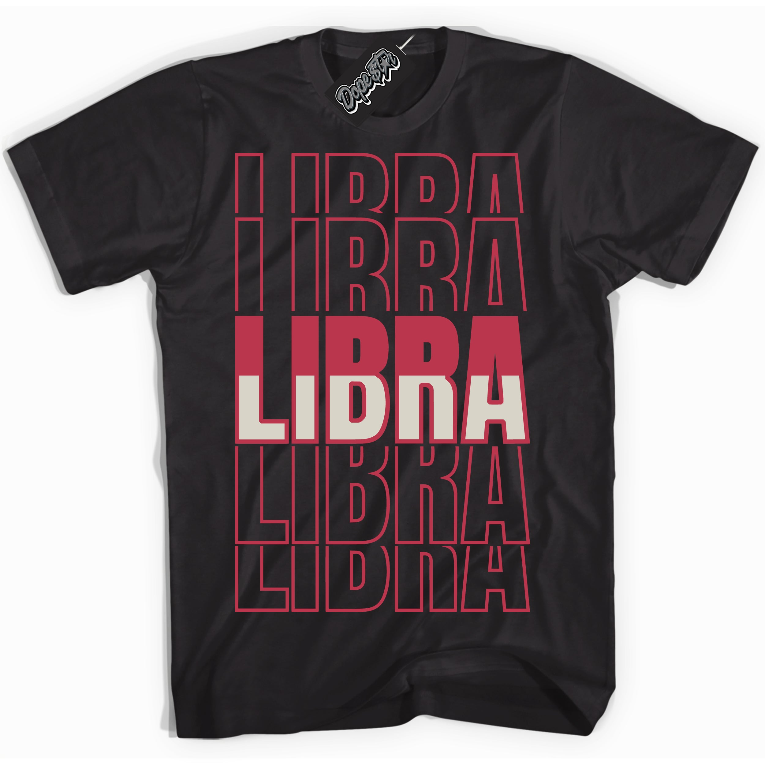 Cool Black Shirt with “Libra” design that perfectly matches Next Nature Aster Pink Dunk.