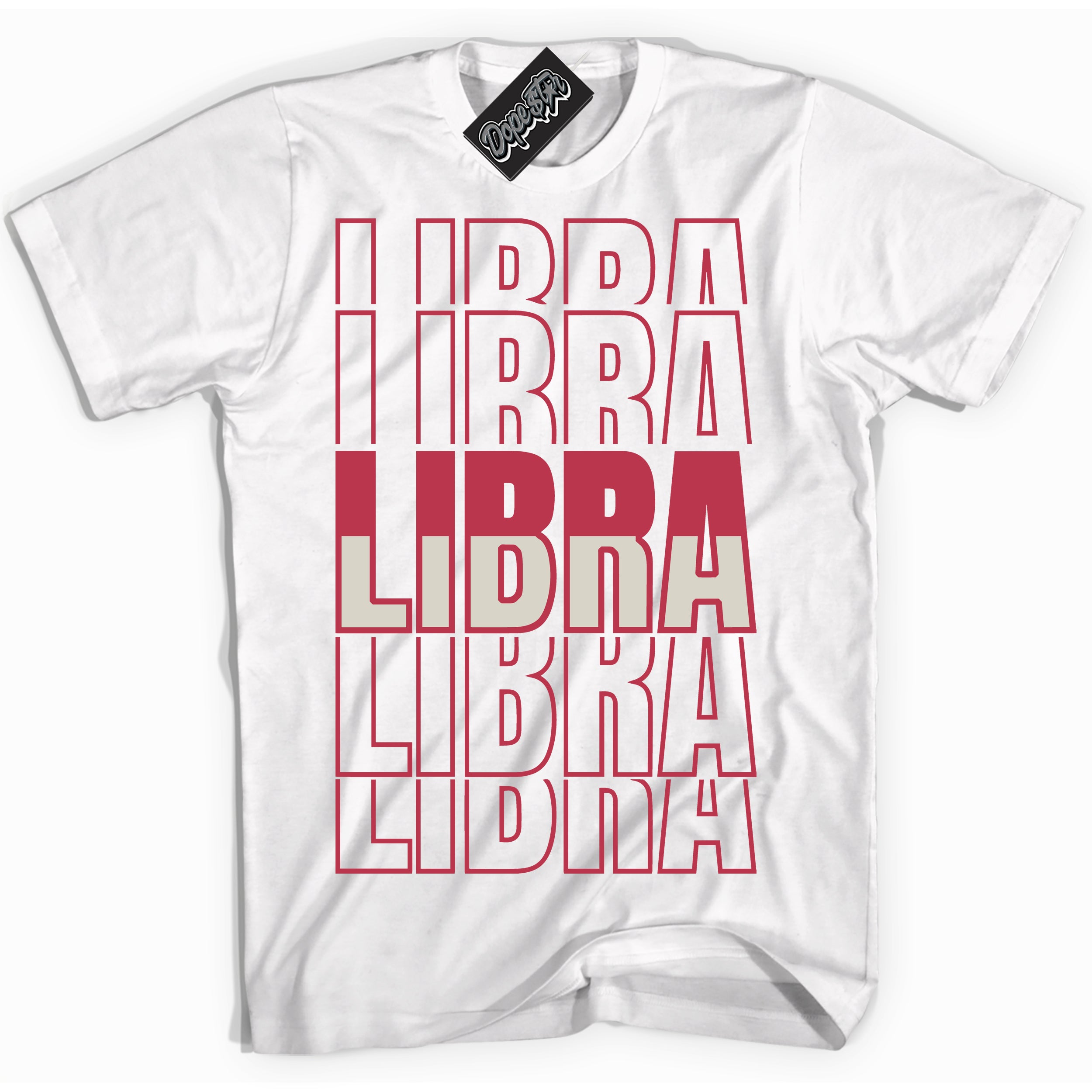 Cool White Shirt with “Libra” design that perfectly matches Next Nature Aster Pink Dunk.