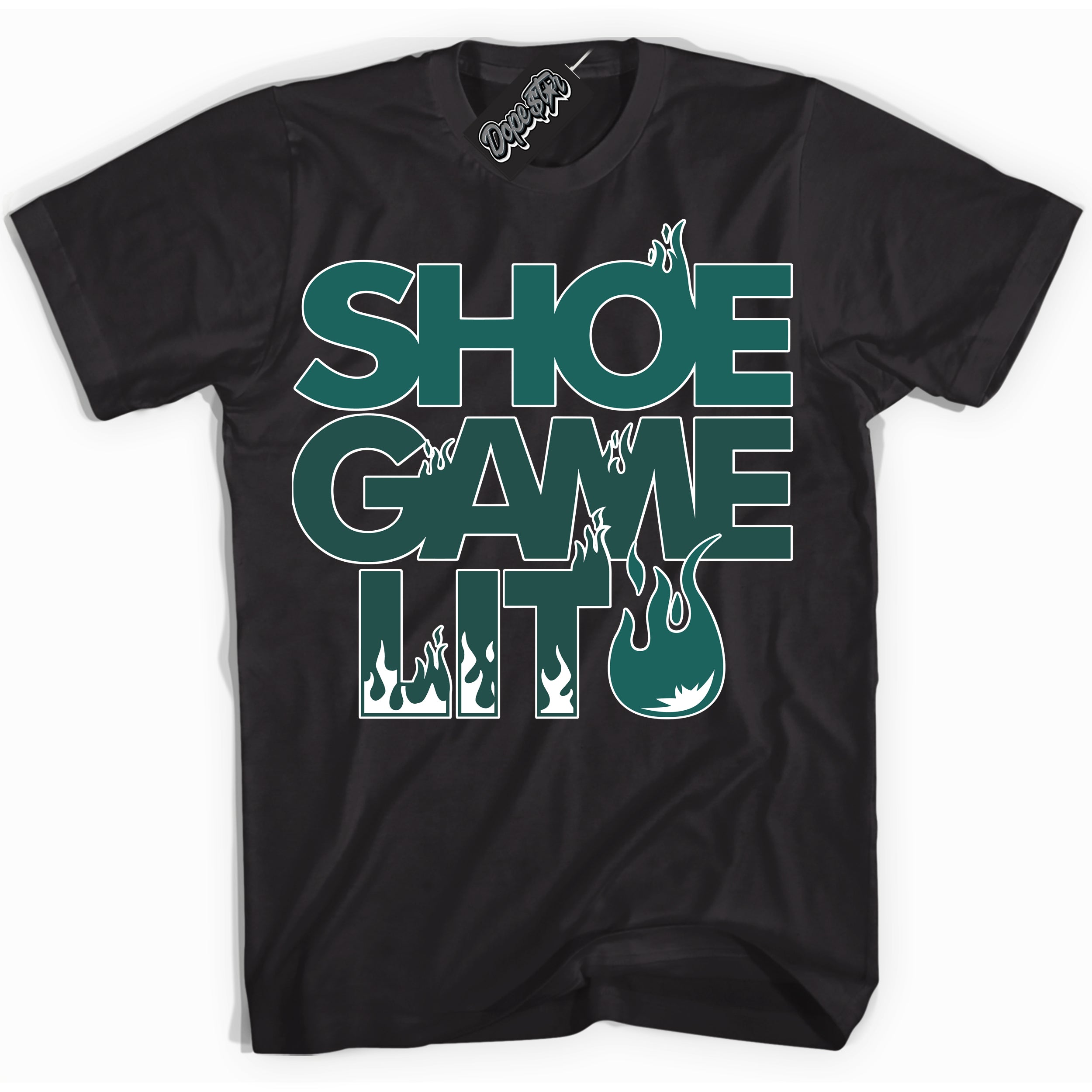 Cool Black Shirt with “ Shoe Game Lit ” design that perfectly matches Next Nature Bicoastal Sneakers.