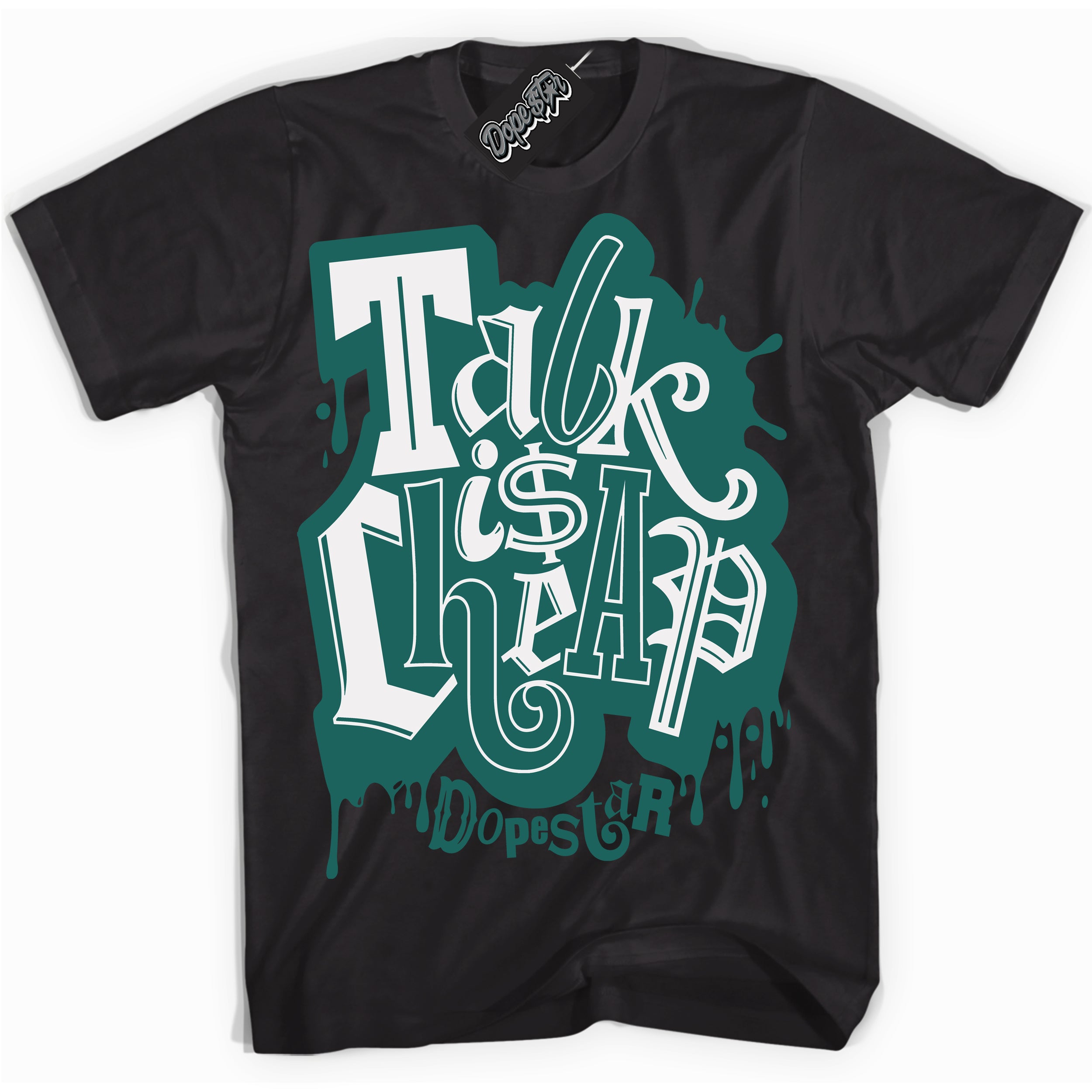 Cool Black Shirt with “ Talk Is Cheap” design that perfectly matches Next Nature Bicoastal Sneakers.