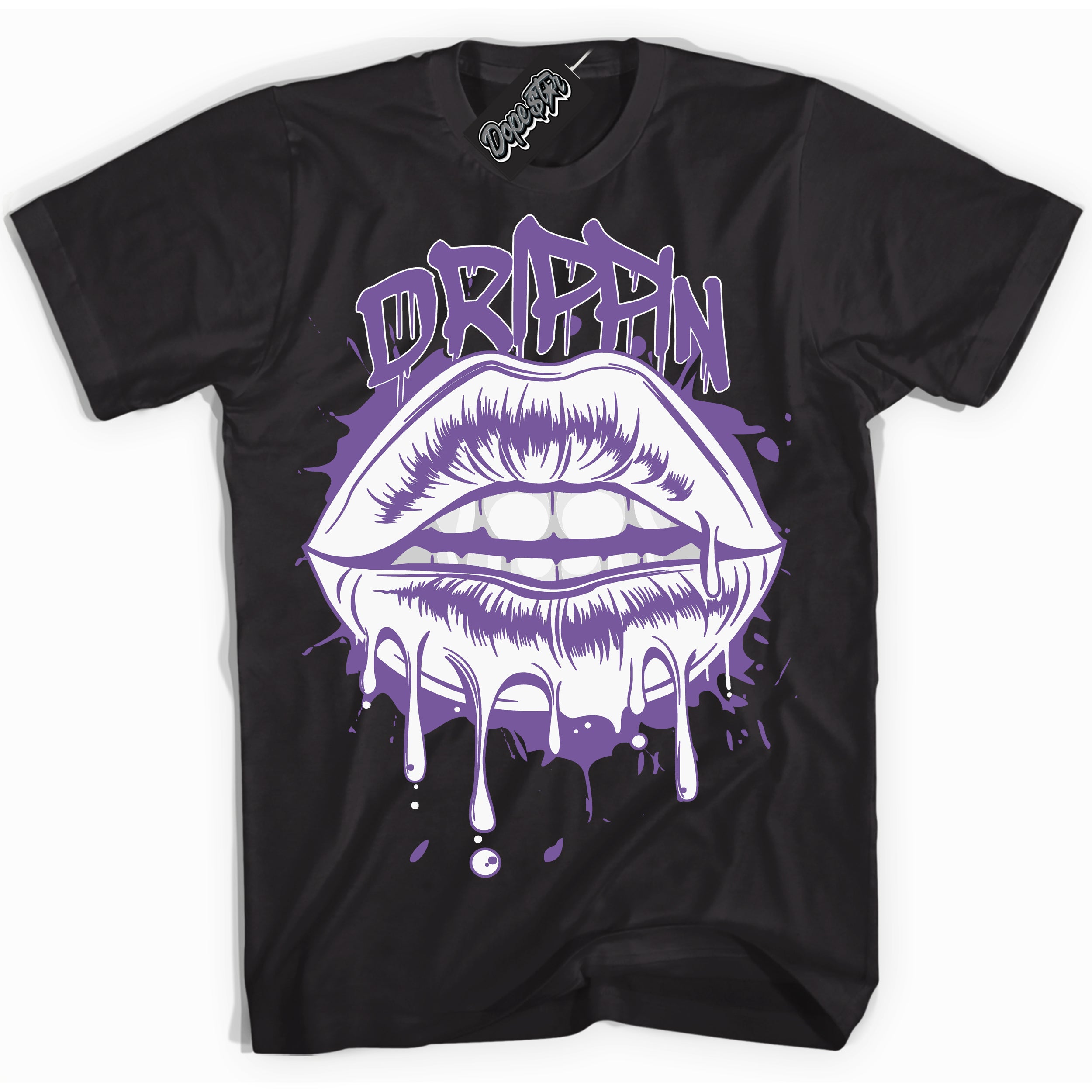 Cool Black Shirt with “Drippin” design that perfectly matches Next Nature Black Raspberry.