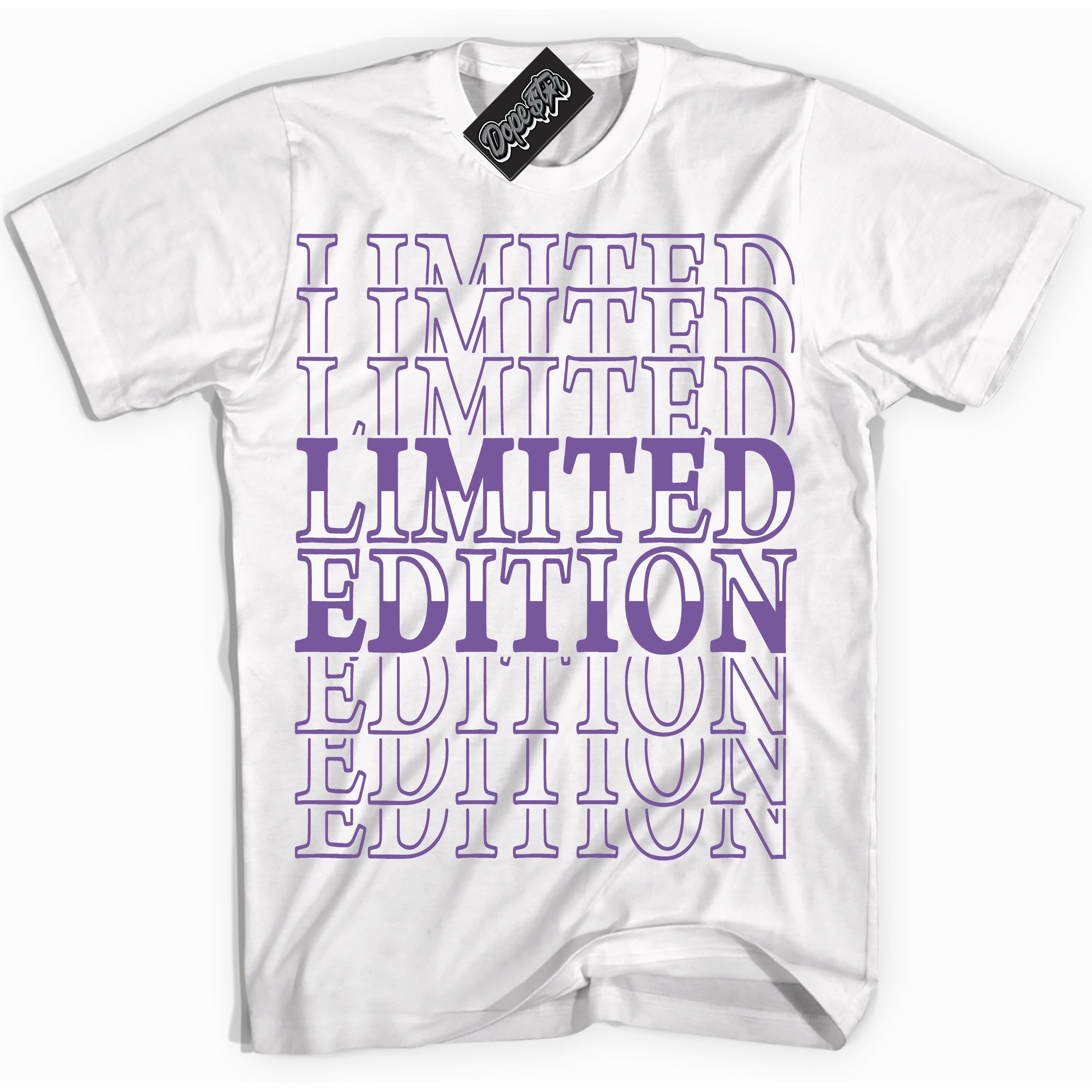 Cool White Shirt with “Limited Edition” design that perfectly matches Next Nature Black Raspberry.