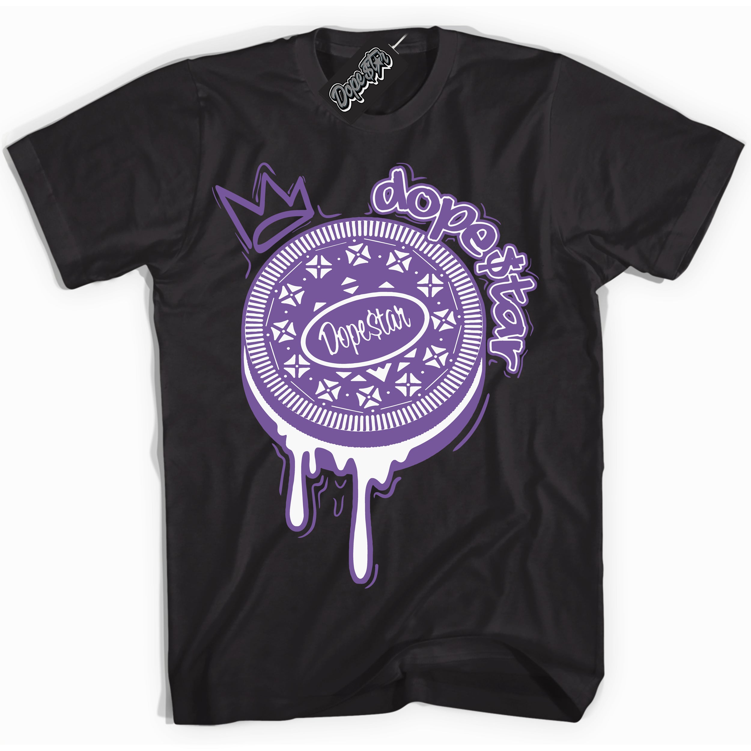 Cool Black Shirt with “Oreo DS” design that perfectly matches Next Nature Black Raspberry.