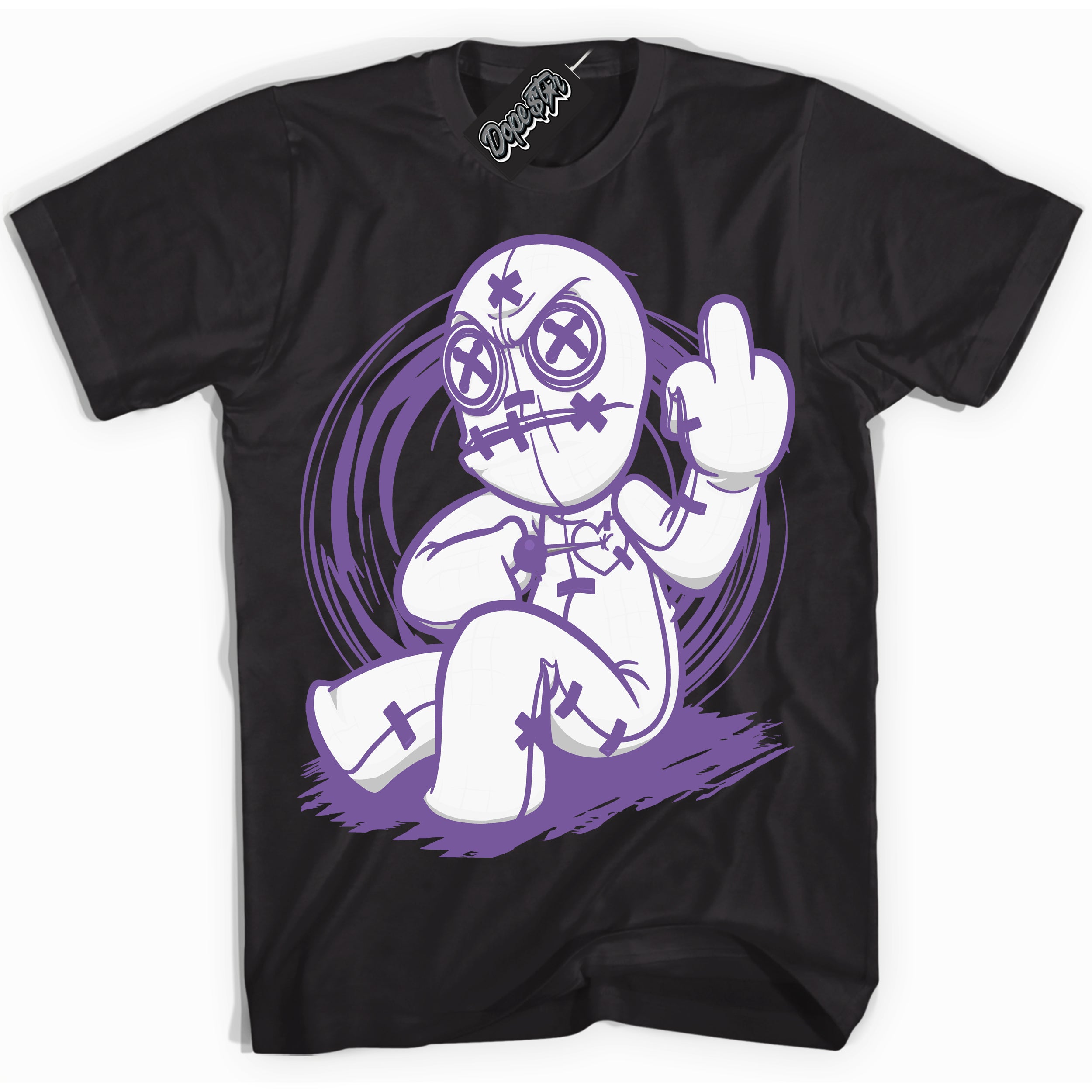 Cool Black Shirt with “Voodoo Doll” design that perfectly matches Next Nature Black Raspberry.