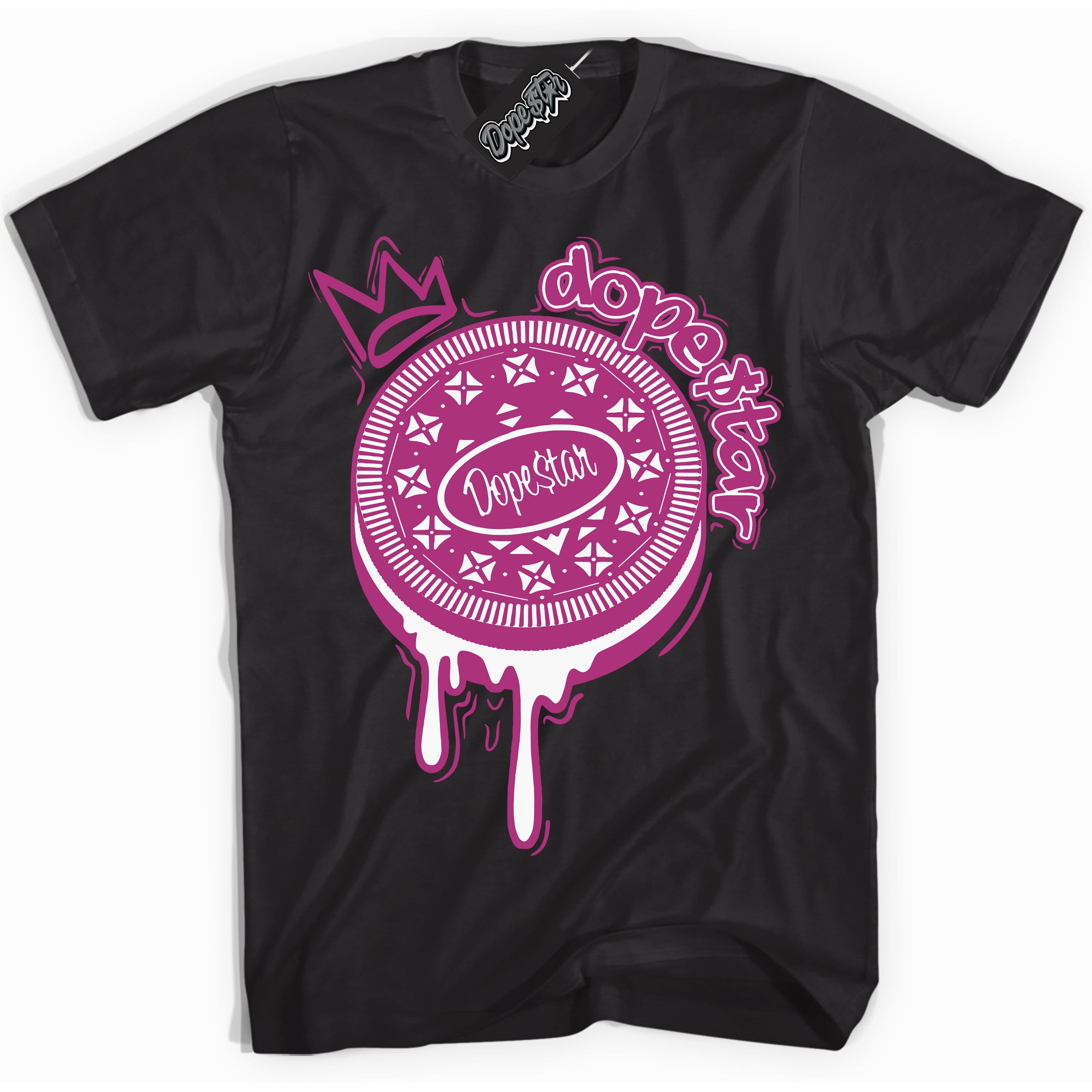 Dunk Low Next Nature Hot Fuchsia 'Oreo DS' Shirt – Black Streetwear T-Shirt | Sneaker Matching Tee for Dunk Low Hot Fuchsia | Urban Fashion for Sneakerheads | Men's & Women's Streetwear Outfit by Sneaker Shirts Outlet.