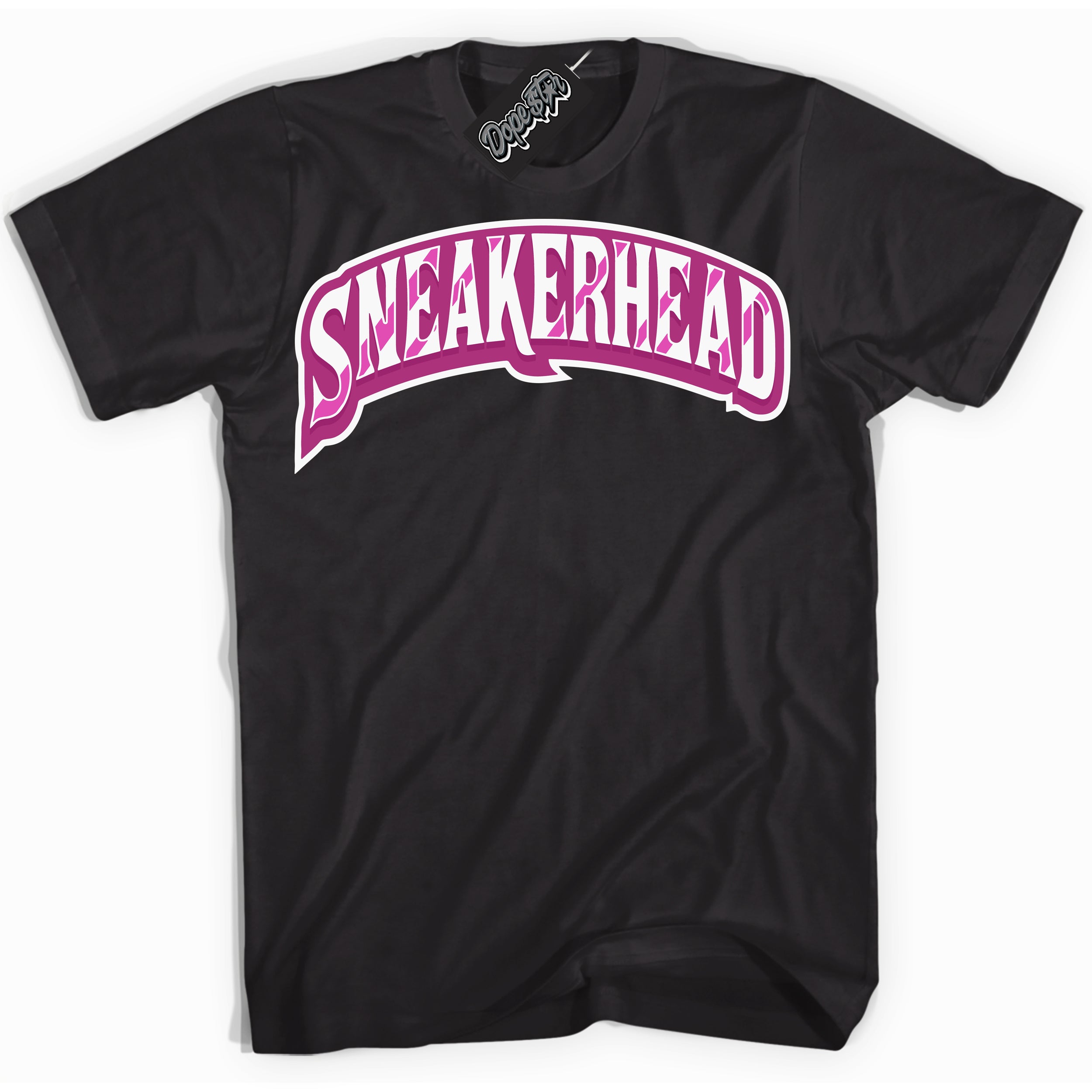 Dunk Low Next Nature Hot Fuchsia Dunk 'Sneakerhead' Shirt - Black Streetwear Mockup | Sneakerhead T-Shirt Matching Dunk Low Next Nature Hot Fuchsia Dunk | Sneakerhead Urban Streetwear for Sneaker Matching OOTD | Outfits that pair perfectly with your ND Low Next Nature Hot Fuchsia Dunk | Sneakerhead Fashion Must-Have Apparel for Men and Women.