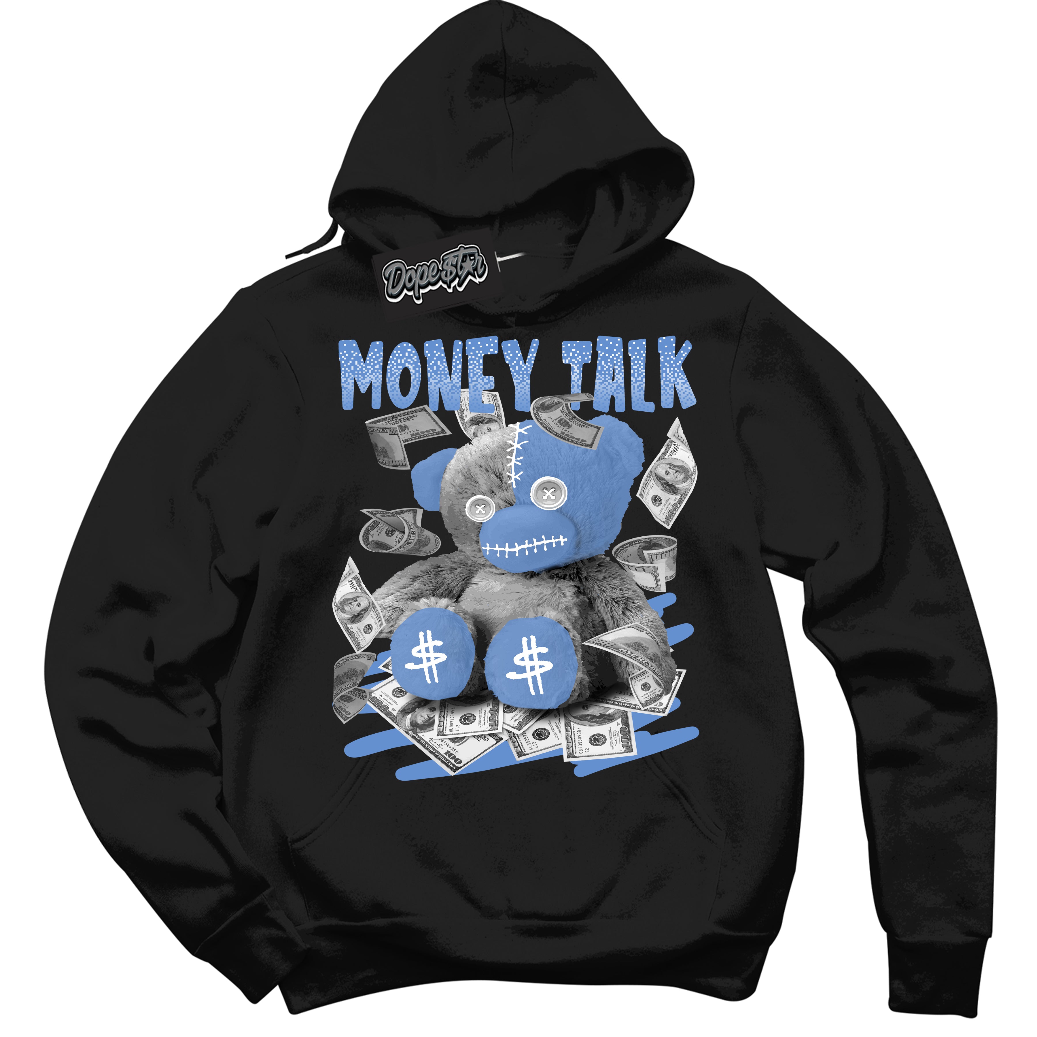 Money Talk Bear Polar Blue Dunk Shirt by Dope Star Clothing® will Match Polar Blue Dunk. Sneaker Clothing to Match the latest Dunks.
