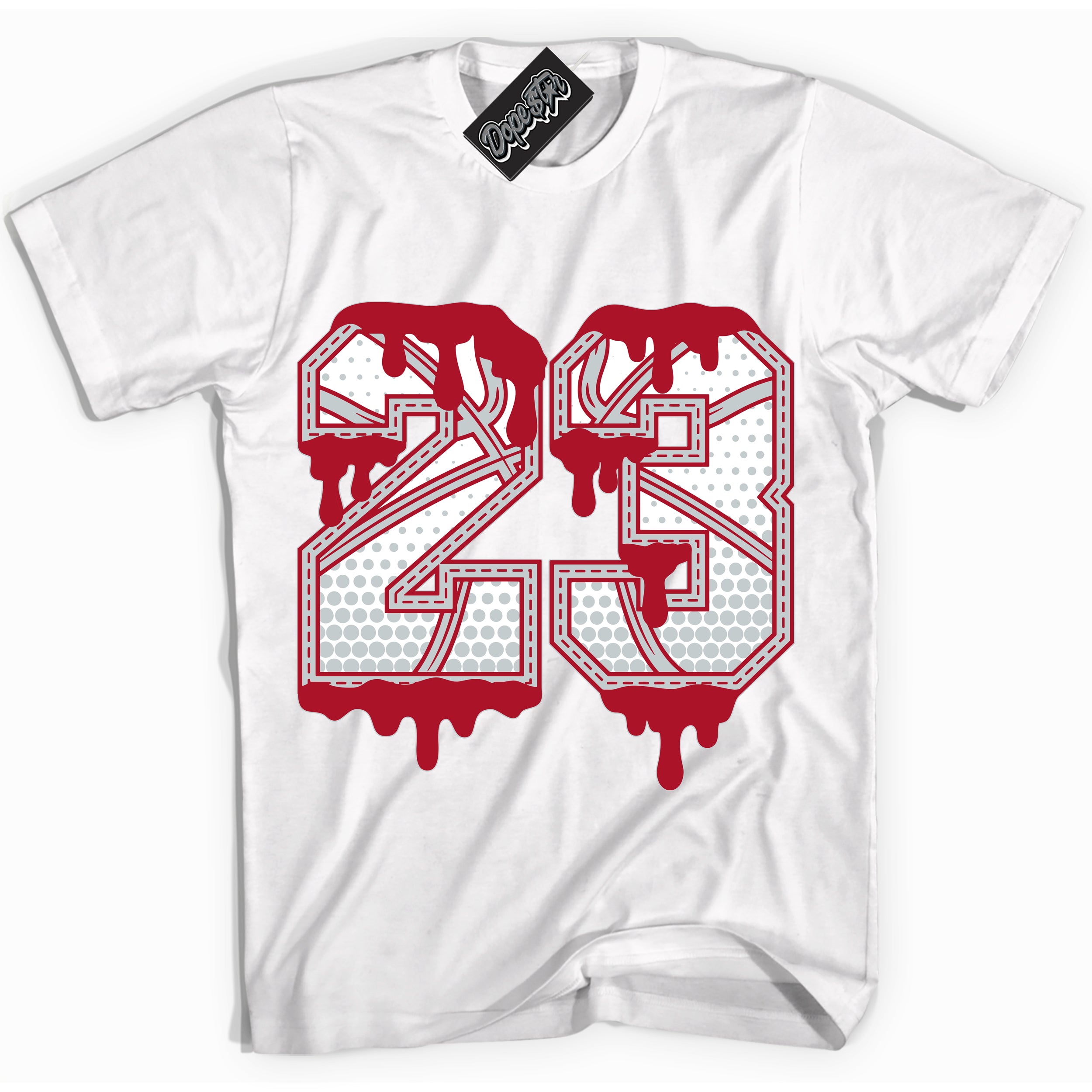 Cool White Shirt with “ 23 Ball” design that perfectly matches Reverse Ultraman Sneakers.