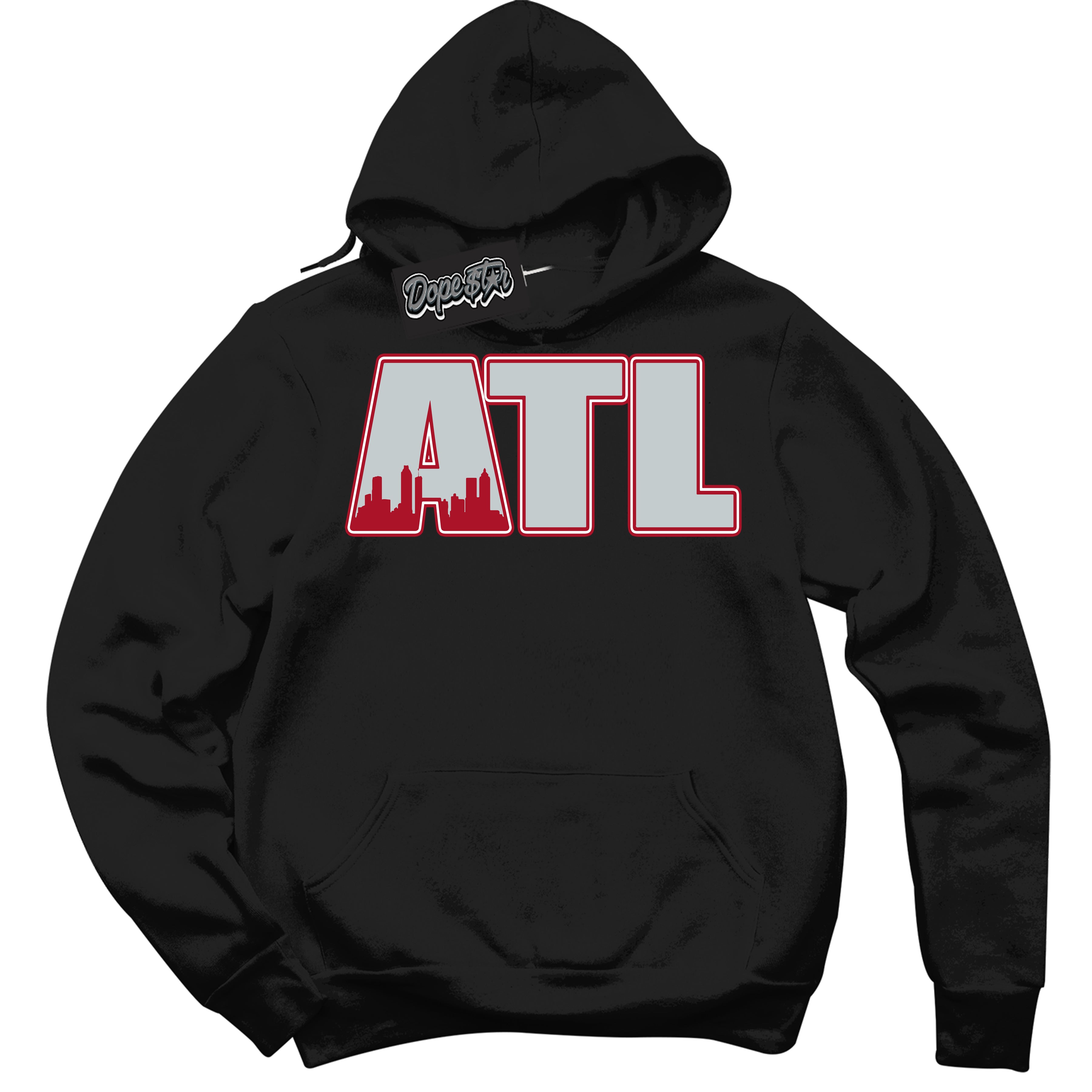 Cool Black Hoodie with “ Atlanta ”  design that Perfectly Matches  Reverse Ultraman Sneakers.