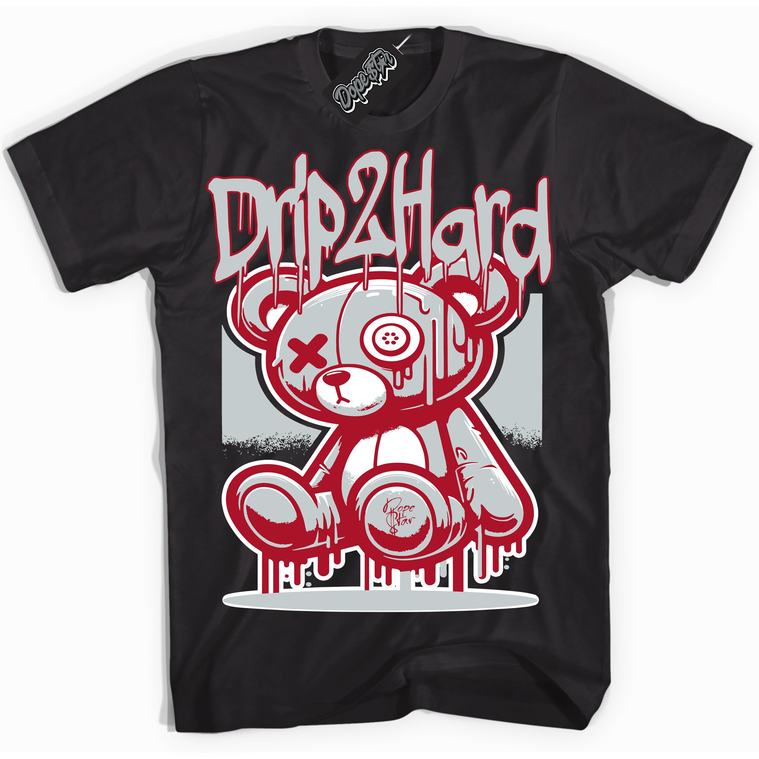 Cool Black Shirt with “ Drip 2 Hard” design that perfectly matches Reverse Ultraman Sneakers.
