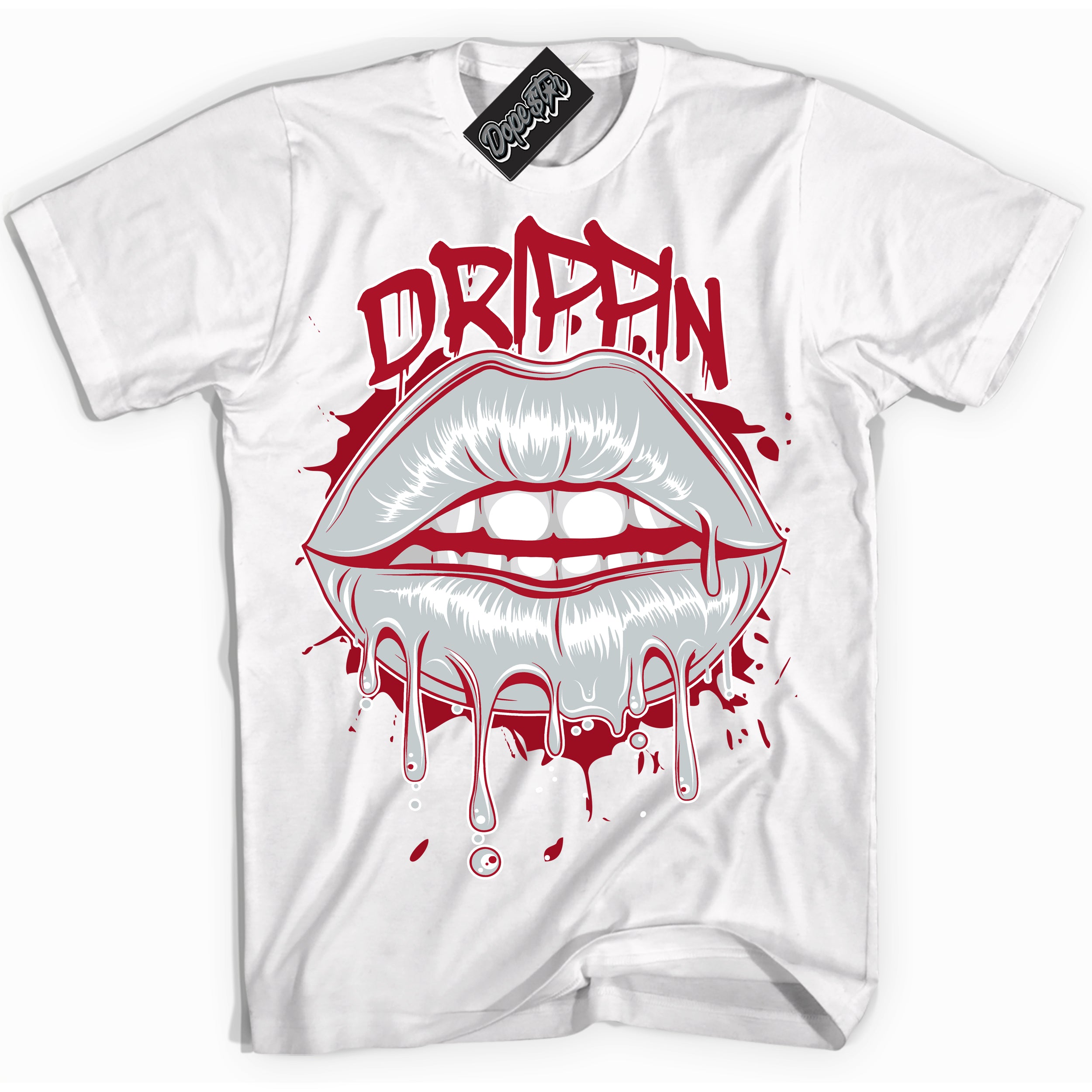 Cool White Shirt with “ Drippin ” design that perfectly matches Reverse Ultraman Sneakers.