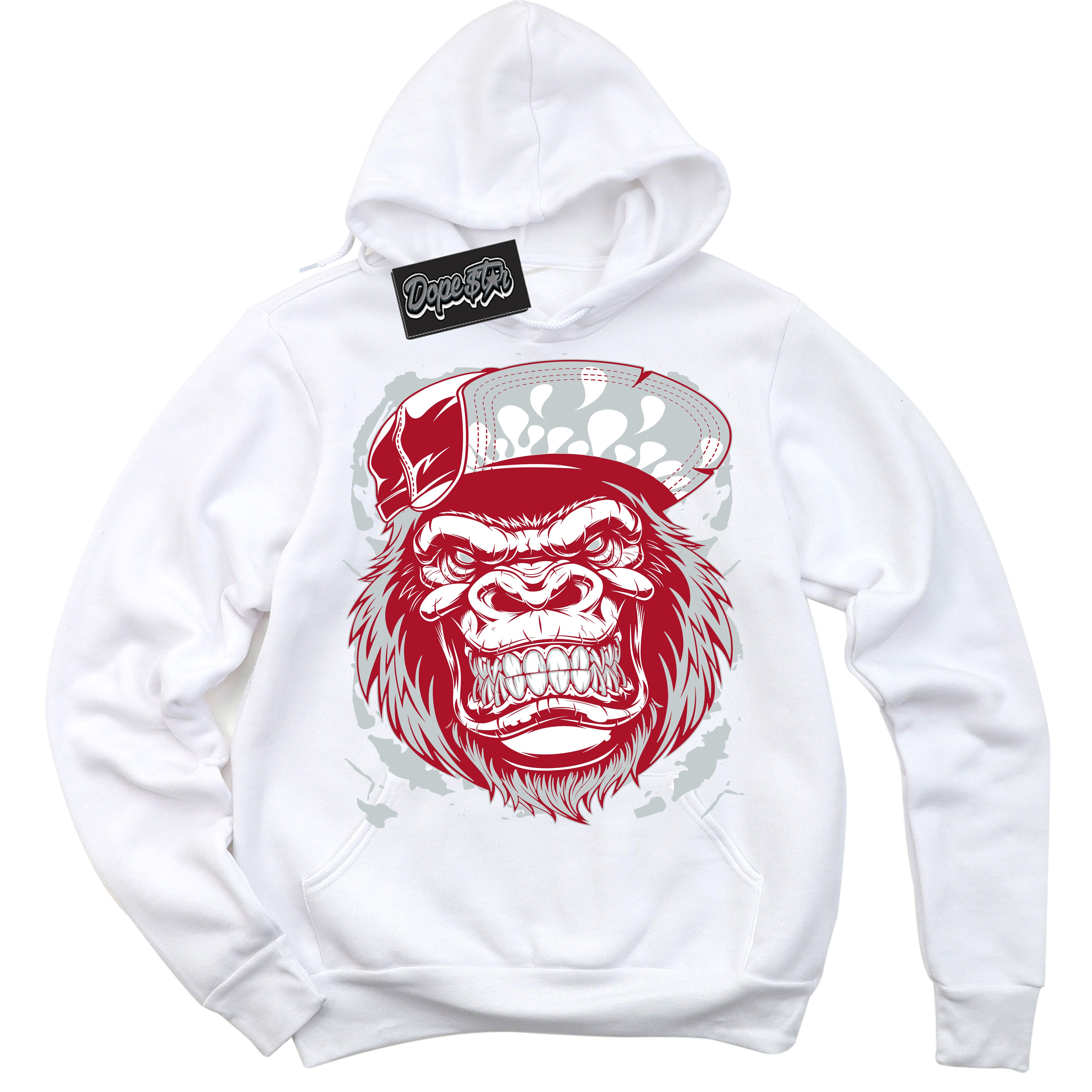 Cool Black Hoodie with “ Gorilla Beast ”  design that Perfectly Matches  Reverse Ultraman Sneakers.