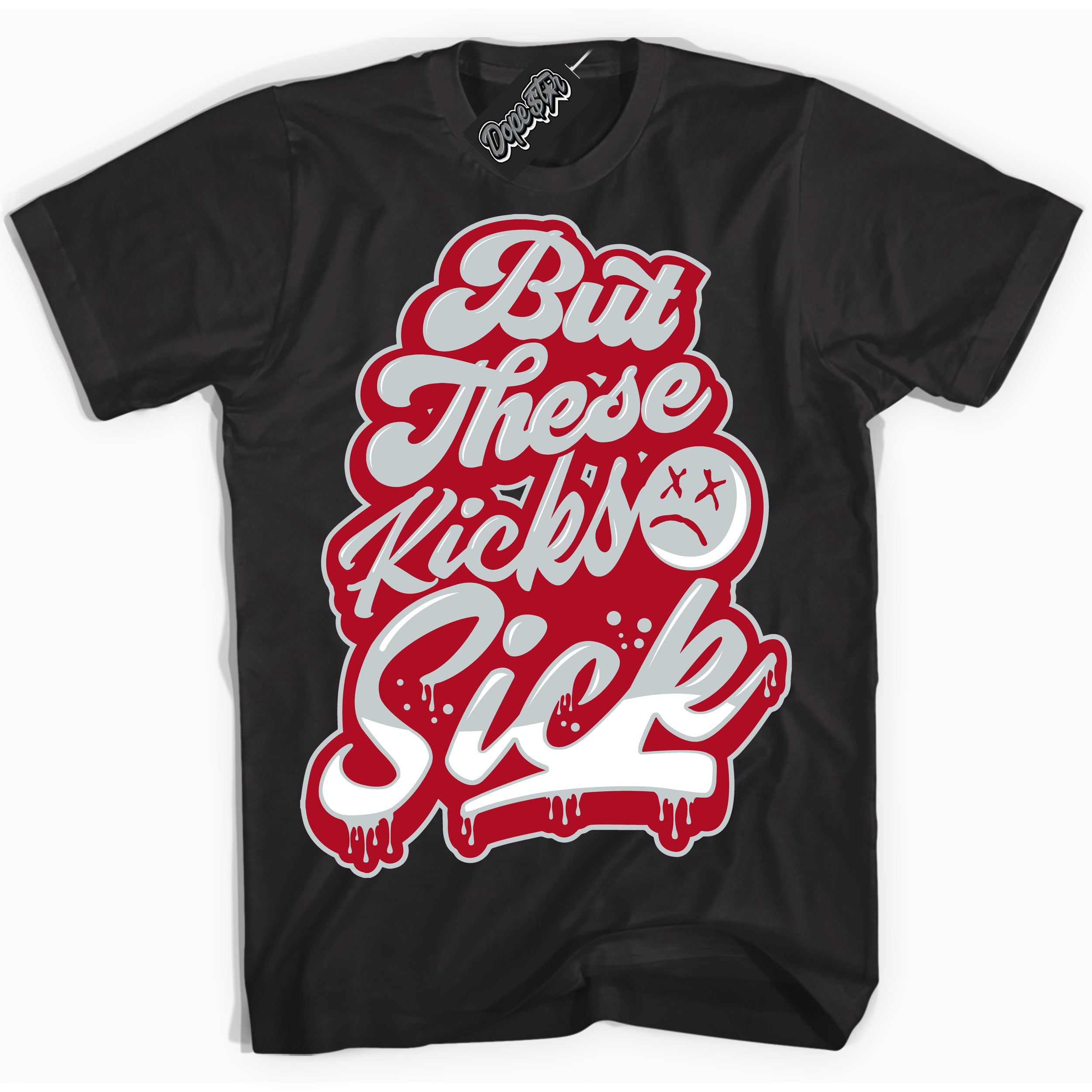 Cool Black Shirt with “ Kick Sick ” design that perfectly matches Reverse Ultraman Sneakers.
