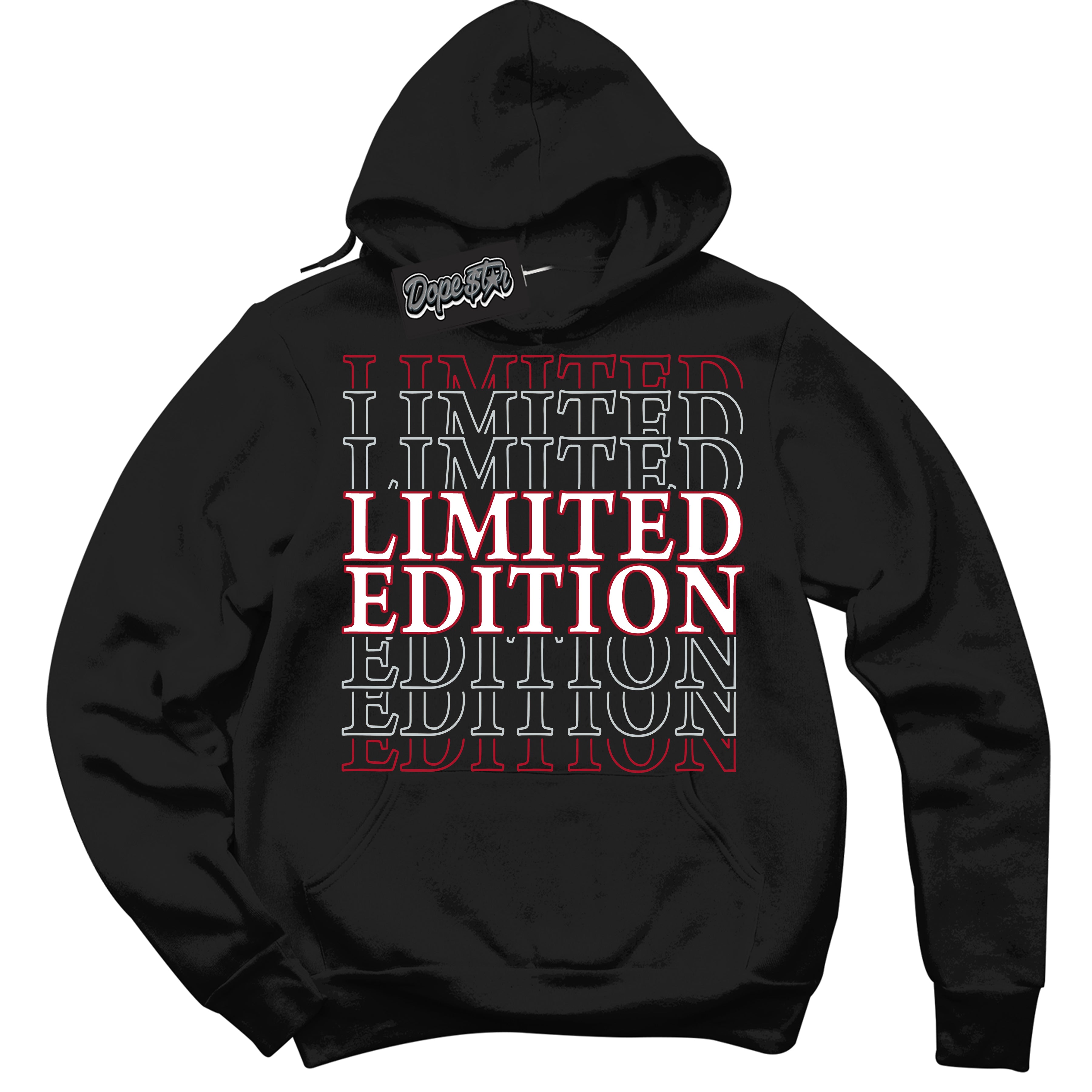 Cool Black Hoodie with “ Limited Edition ”  design that Perfectly Matches  Reverse Ultraman Sneakers.