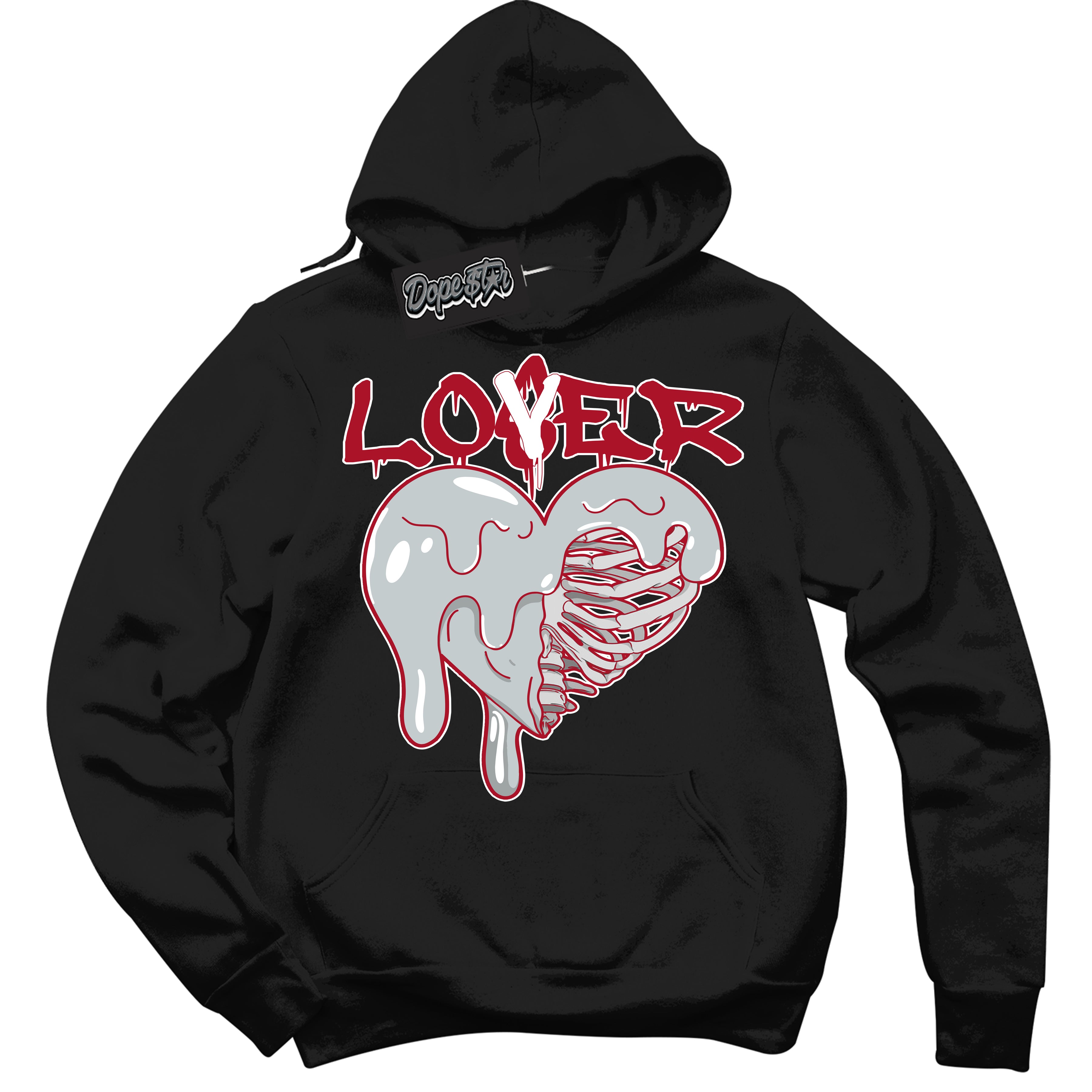 Cool Black Hoodie with “ Lover Loser ”  design that Perfectly Matches  Reverse Ultraman Sneakers.