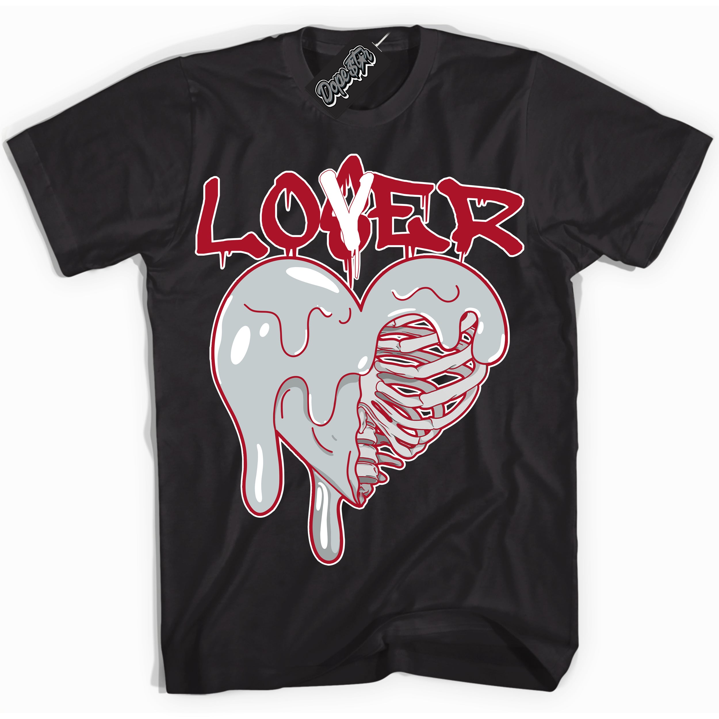 Cool Black Shirt with “ Lover Loser” design that perfectly matches Reverse Ultraman Sneakers.