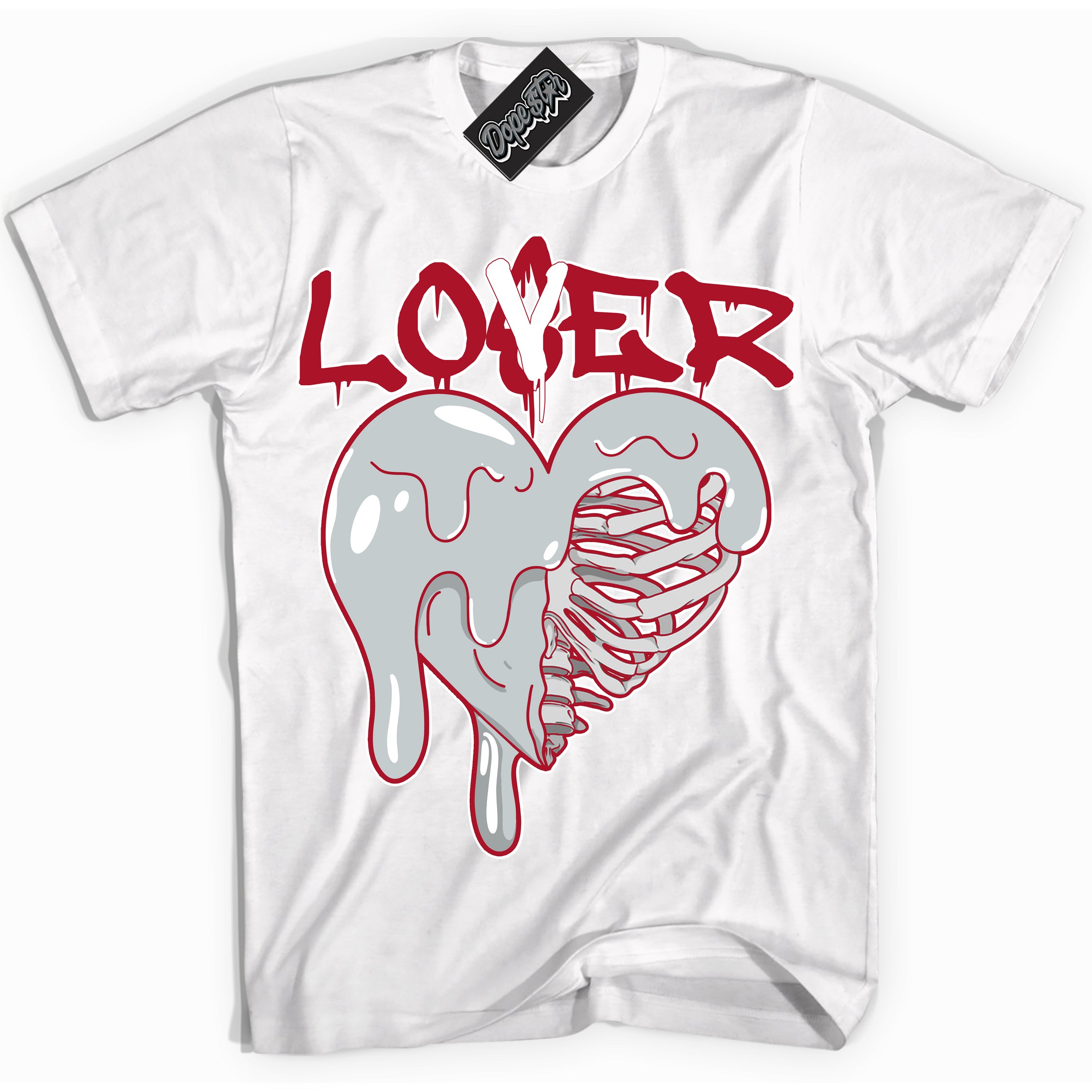 Cool White Shirt with “ Lover Loser” design that perfectly matches Reverse Ultraman Sneakers.