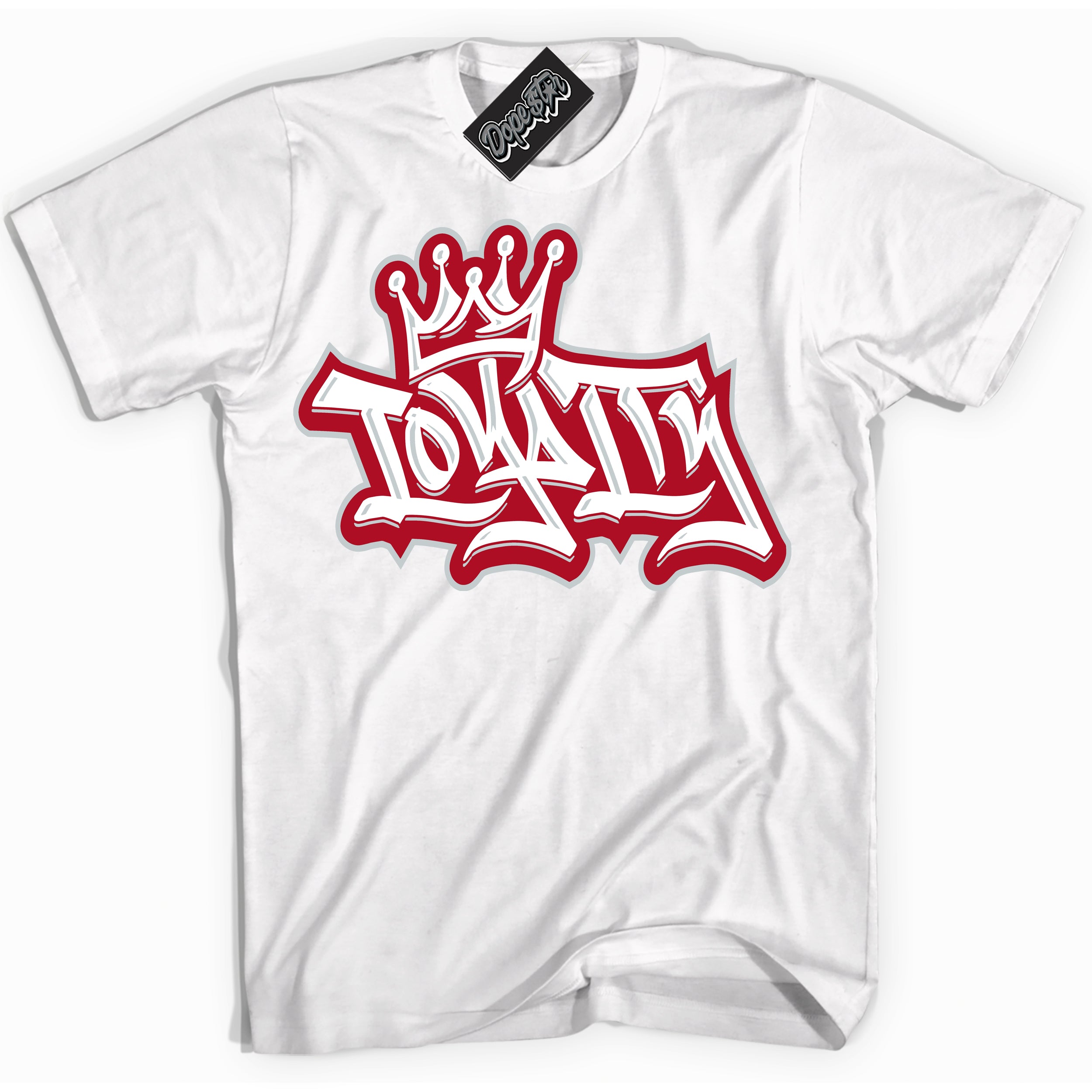 Cool White Shirt with “ Loyalty Crown” design that perfectly matches Reverse Ultraman Sneakers.