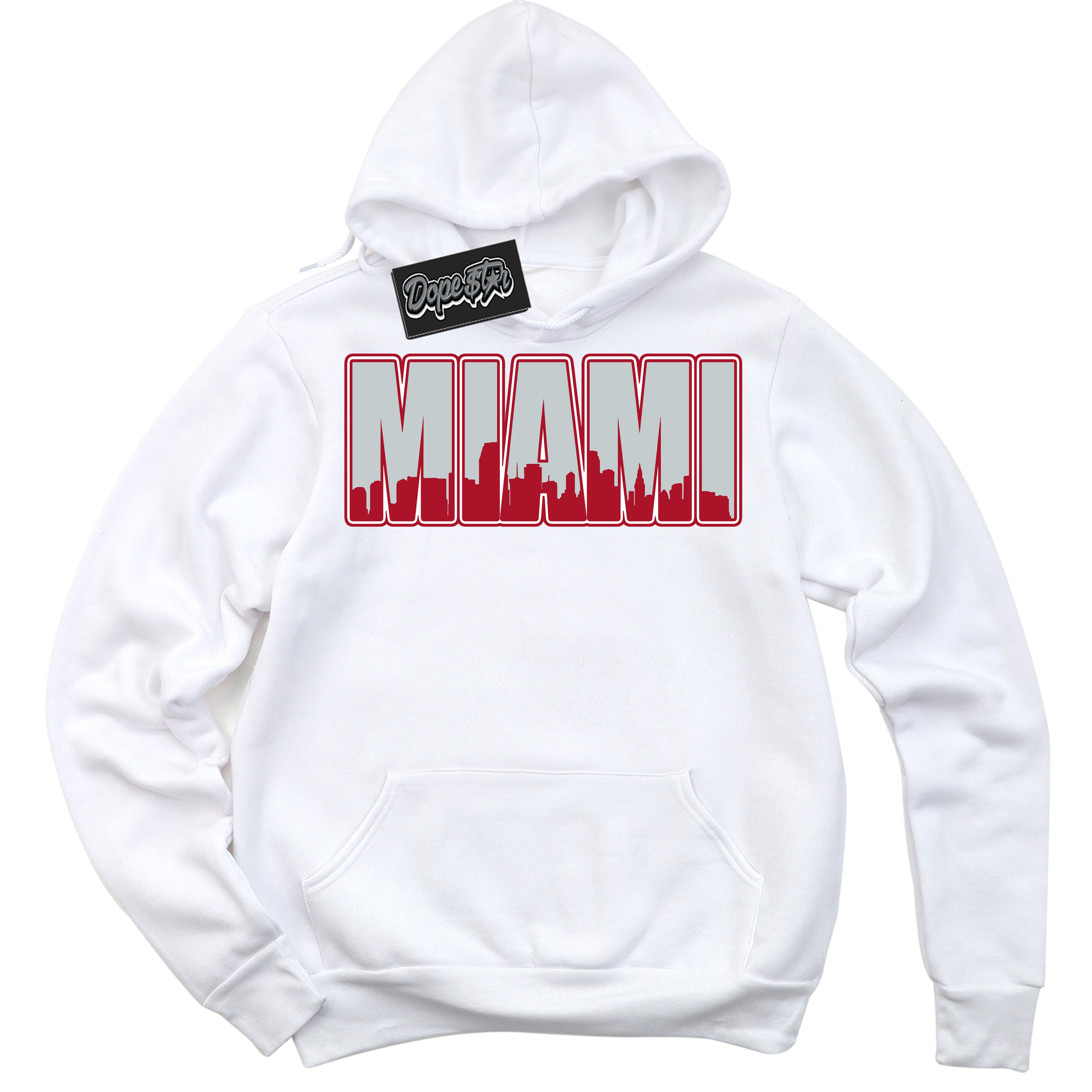 Cool Black Hoodie with “ Miami ”  design that Perfectly Matches  Reverse Ultraman Sneakers.