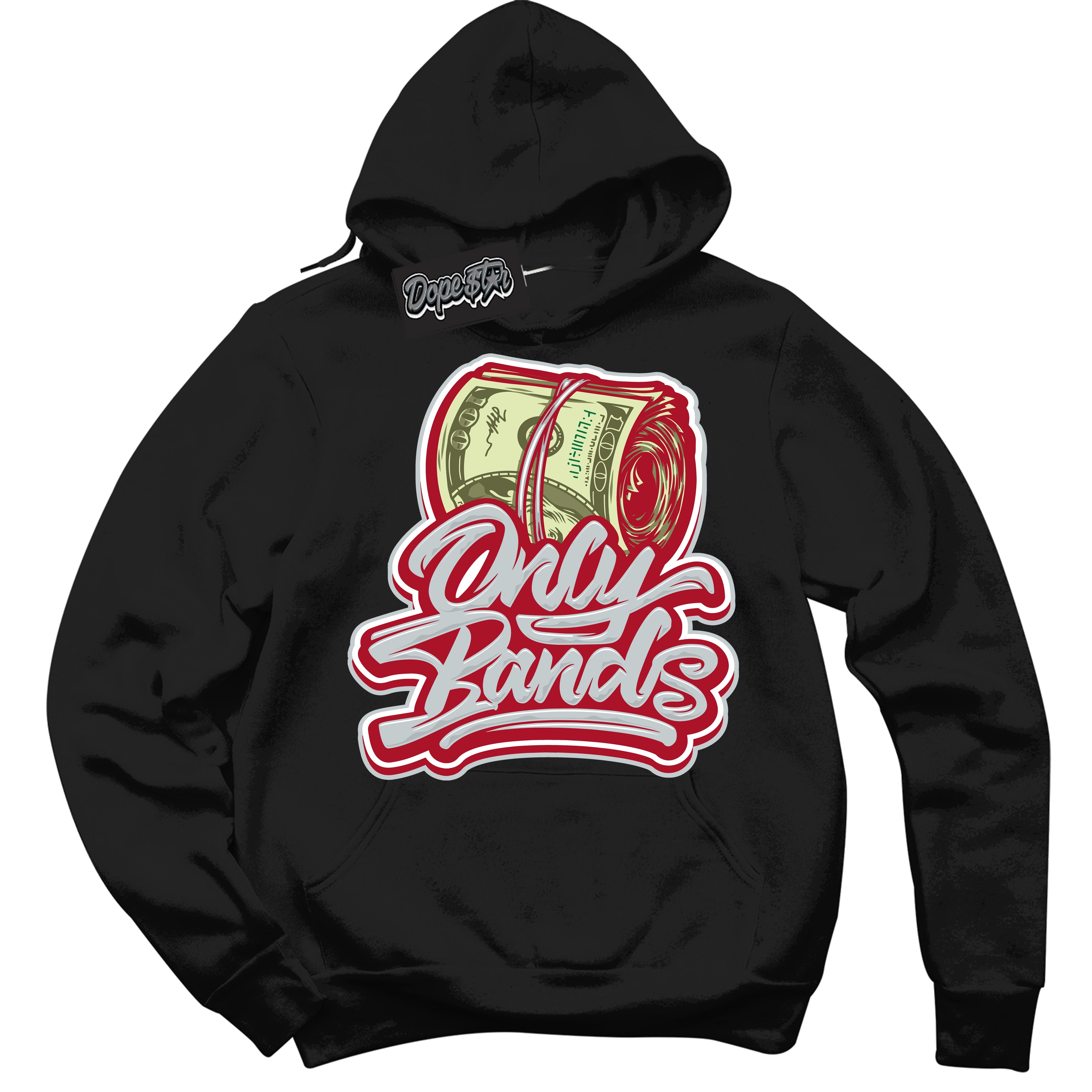 Cool Black Hoodie with “ Only Bands ”  design that Perfectly Matches  Reverse Ultraman Sneakers.