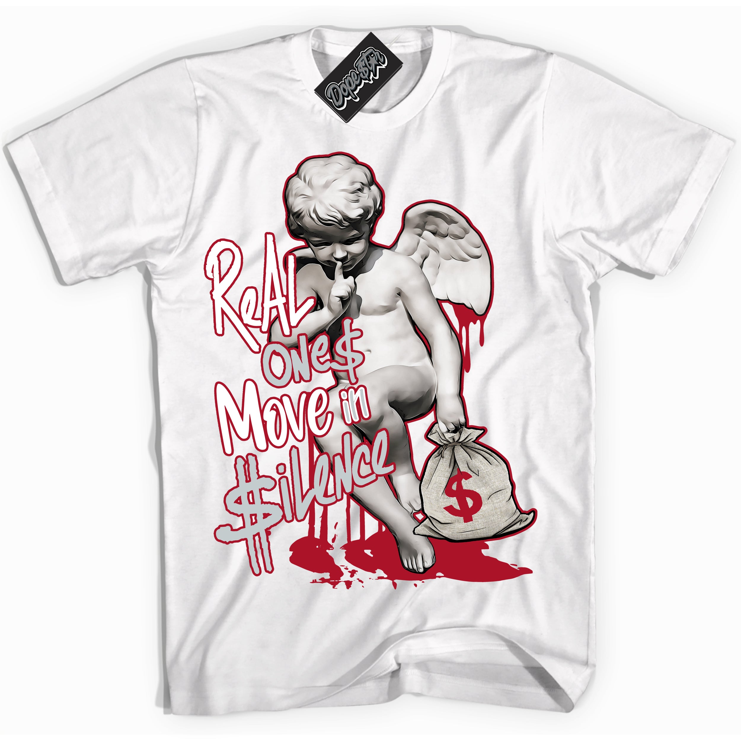Cool White Shirt with “ Real Ones Cherub” design that perfectly matches Reverse Ultraman Sneakers.