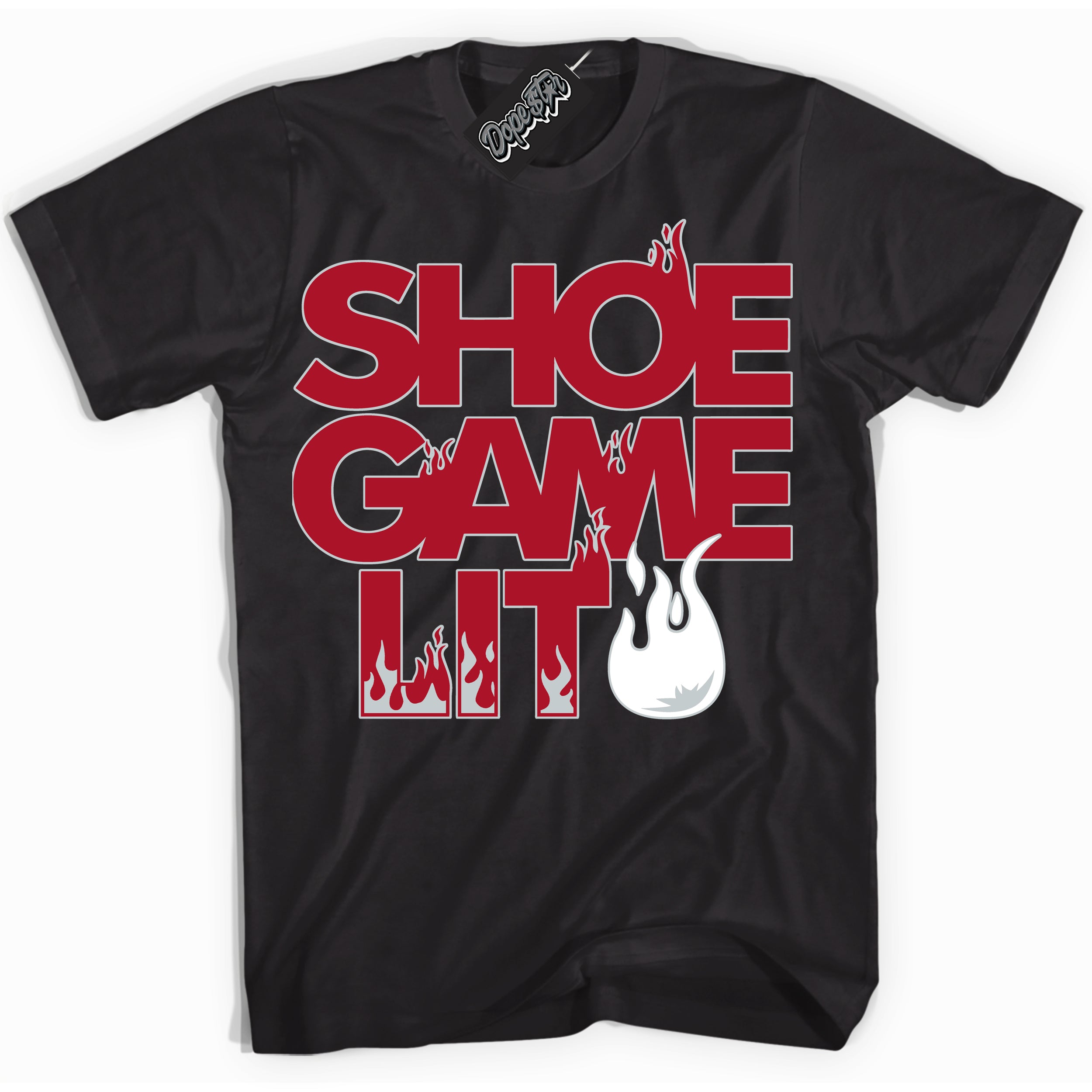 Cool Black Shirt with “ Shoe Game Lit” design that perfectly matches Reverse Ultraman Sneakers.