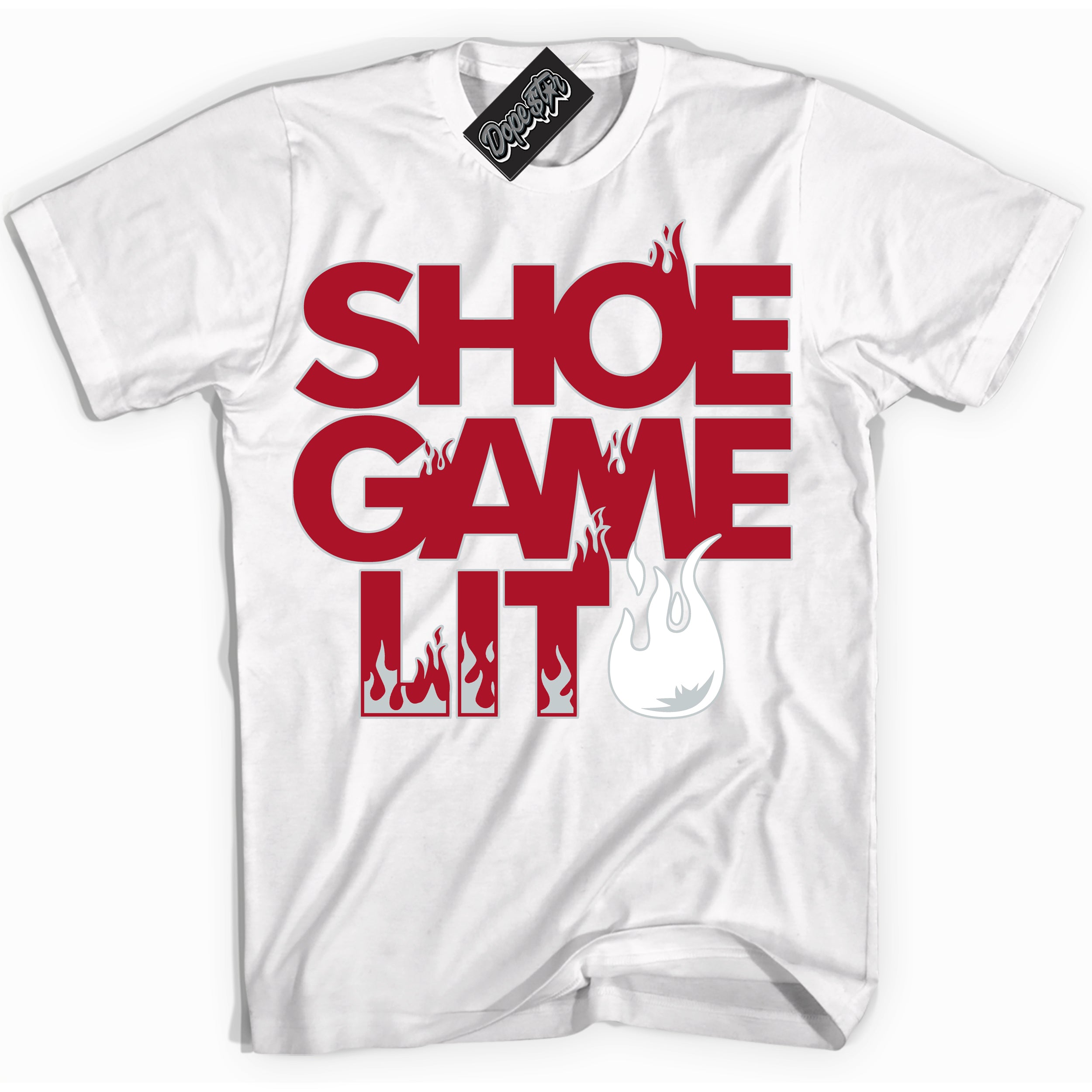 Cool White Shirt with “ Shoe Game Lit” design that perfectly matches Reverse Ultraman Sneakers.