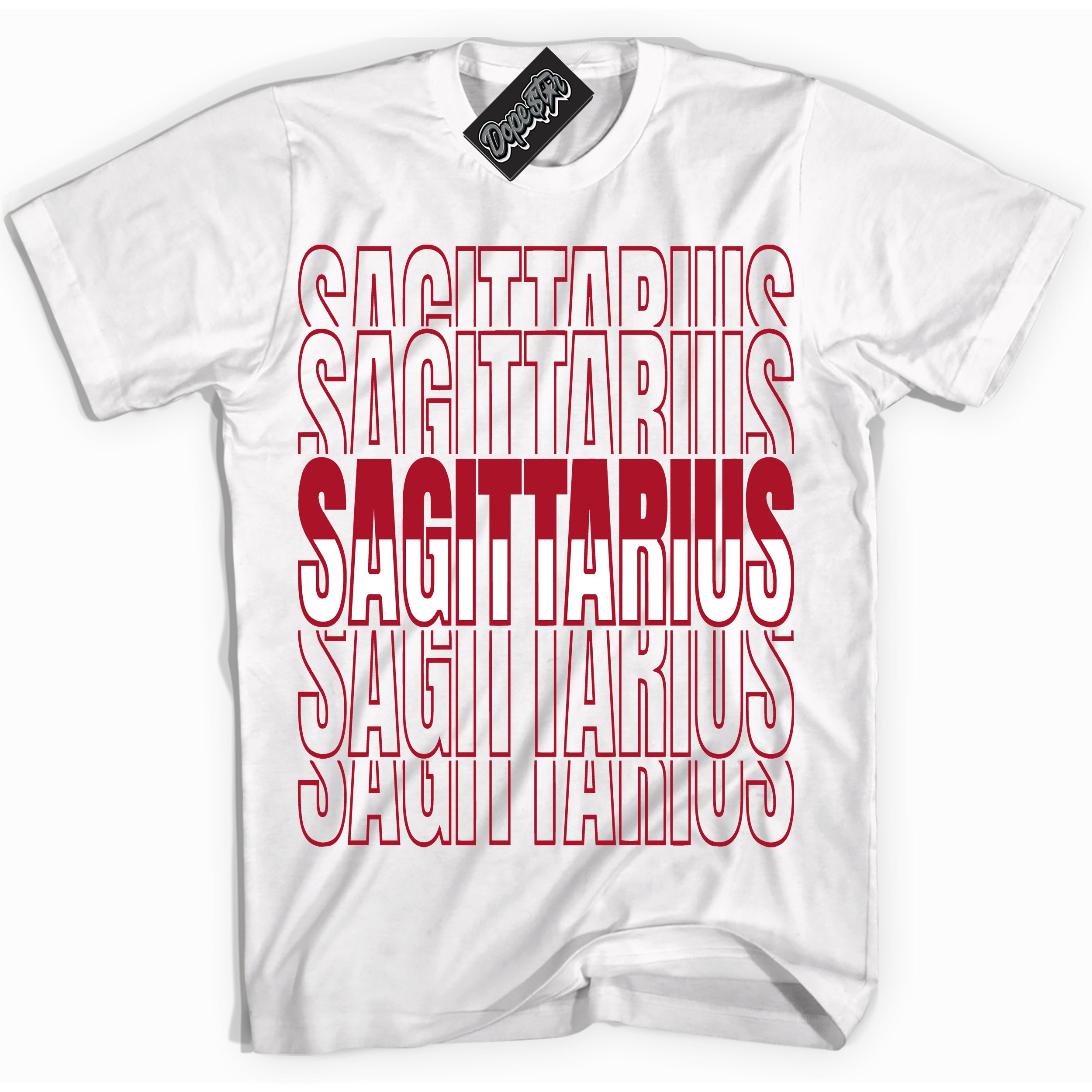 Cool White Shirt with “ Sagittarius ” design that perfectly matches Reverse Ultraman Sneakers.