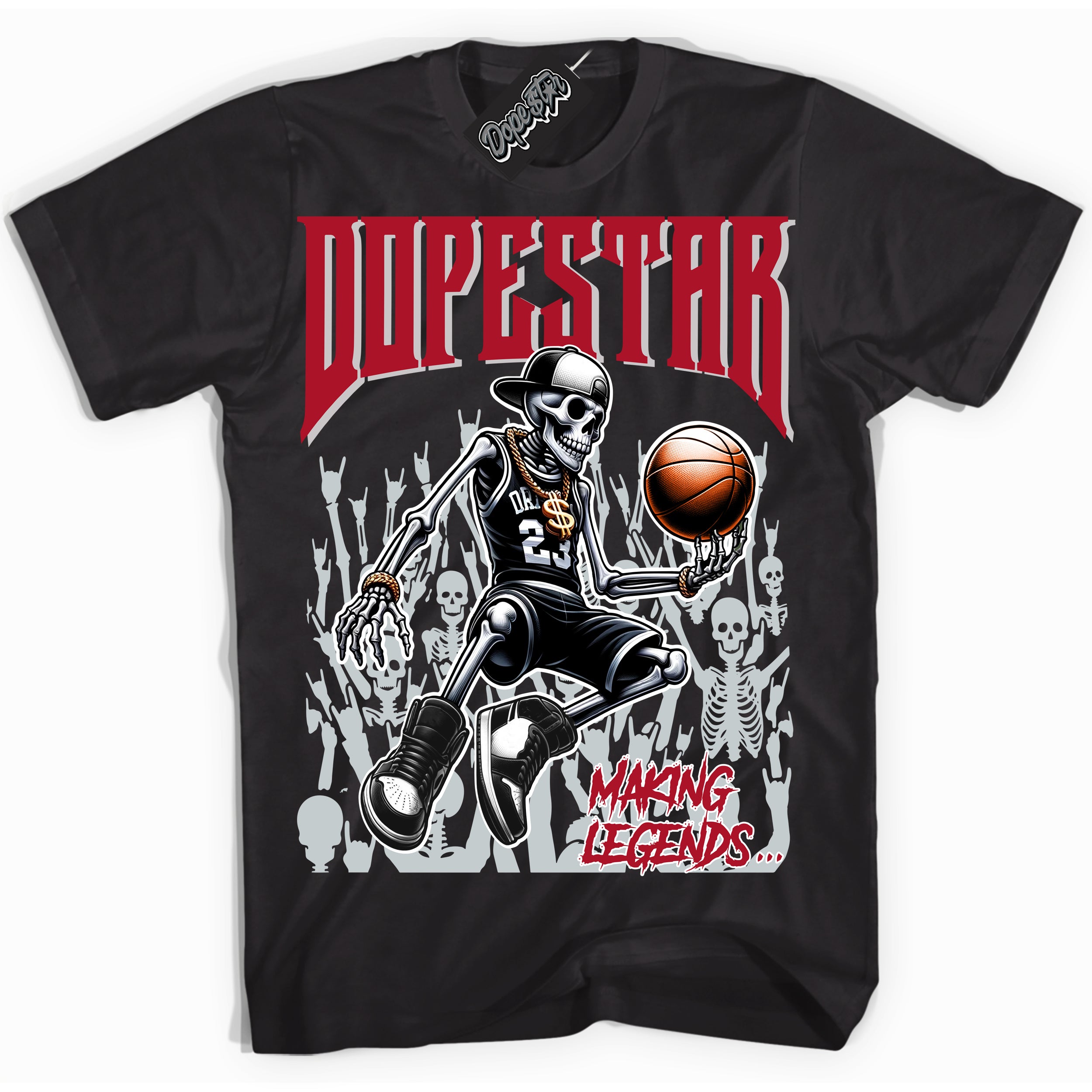 Cool Black Shirt with “ Making Legends ” design that perfectly matches Reverse Ultraman Sneakers.