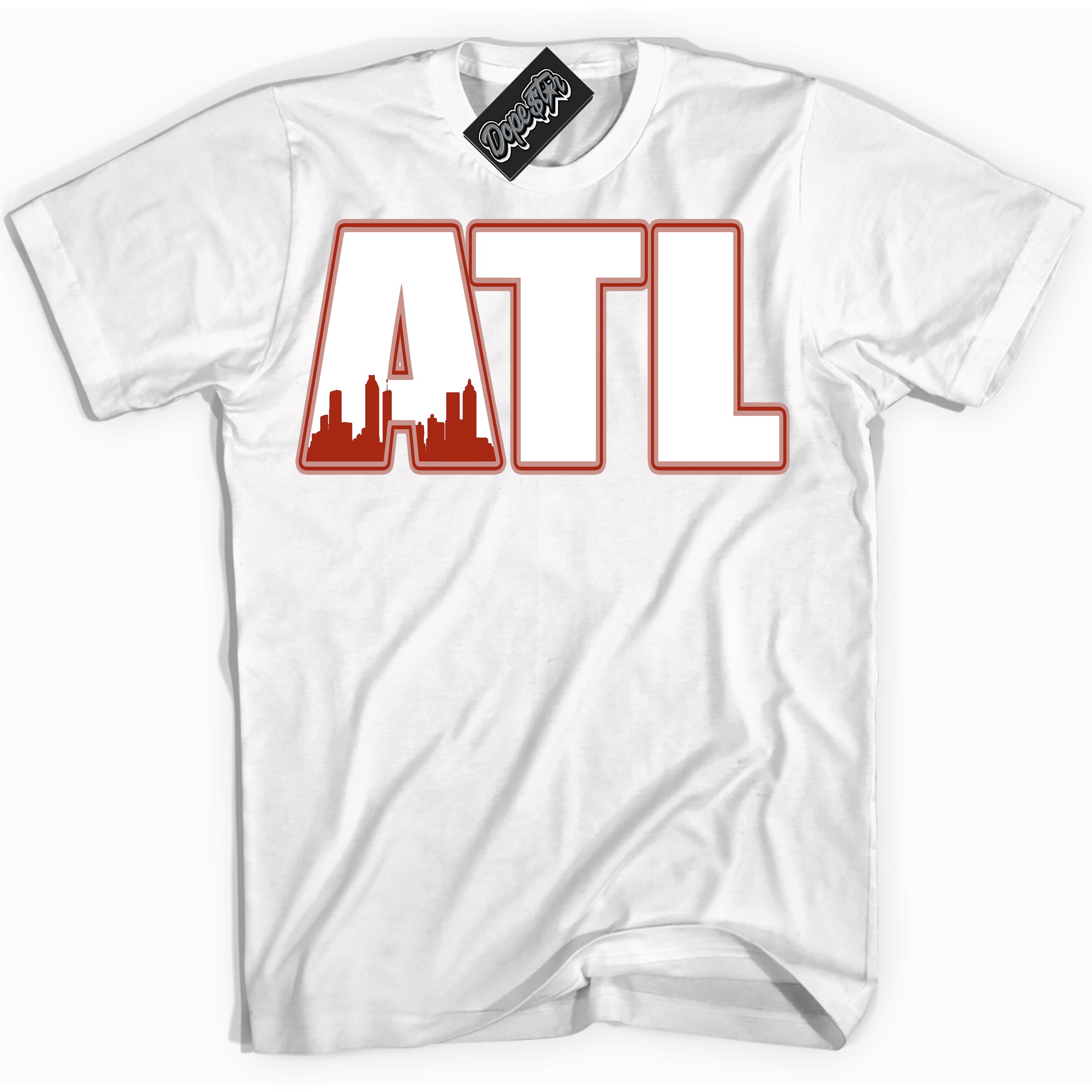 Cool White Shirt with “ Atlanta ” design that perfectly matches Red Stardust Dunk.
