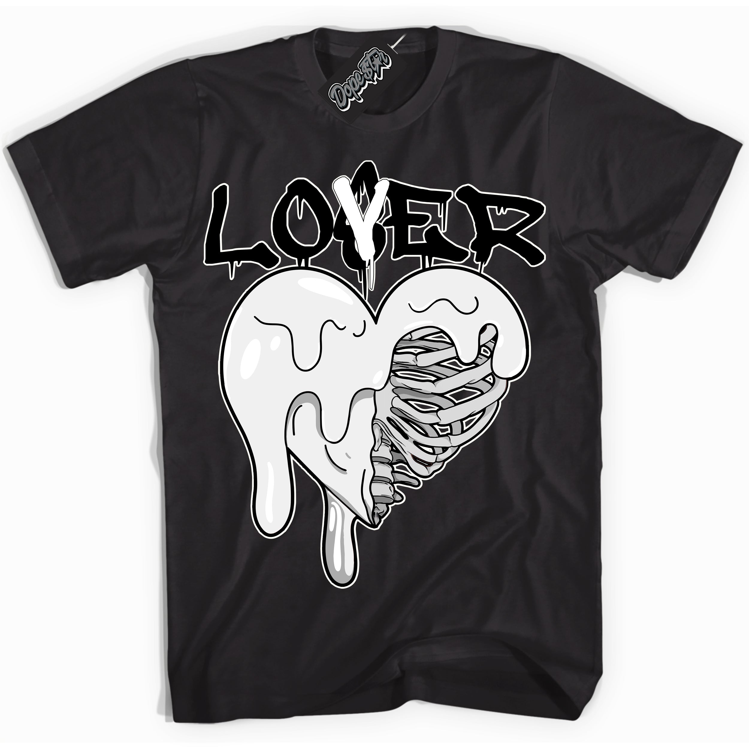 Cool Black Shirt with “Lover Loser” design that perfectly matches Suede Panda Dunk.