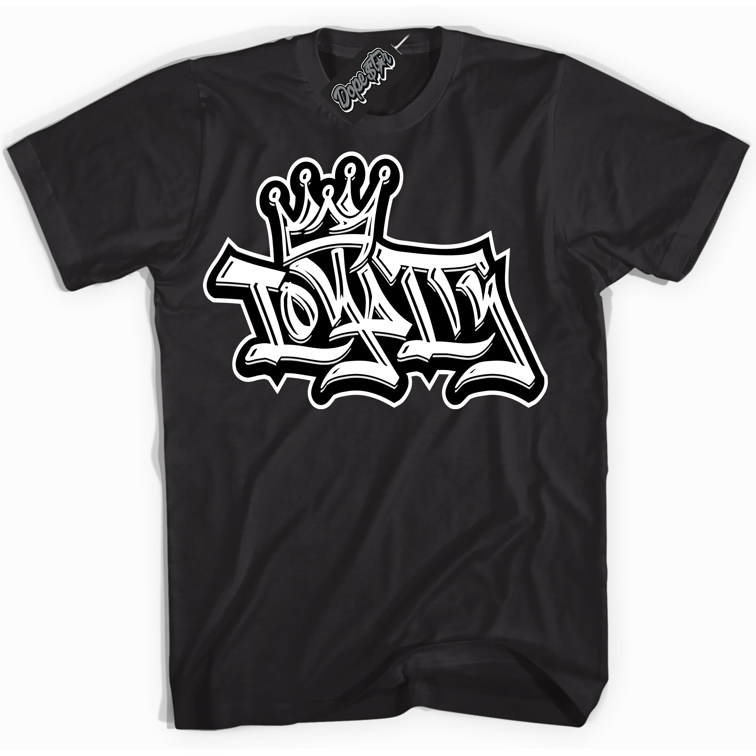 Cool Black Shirt with “Loyalty Crown” design that perfectly matches Suede Panda Dunk.