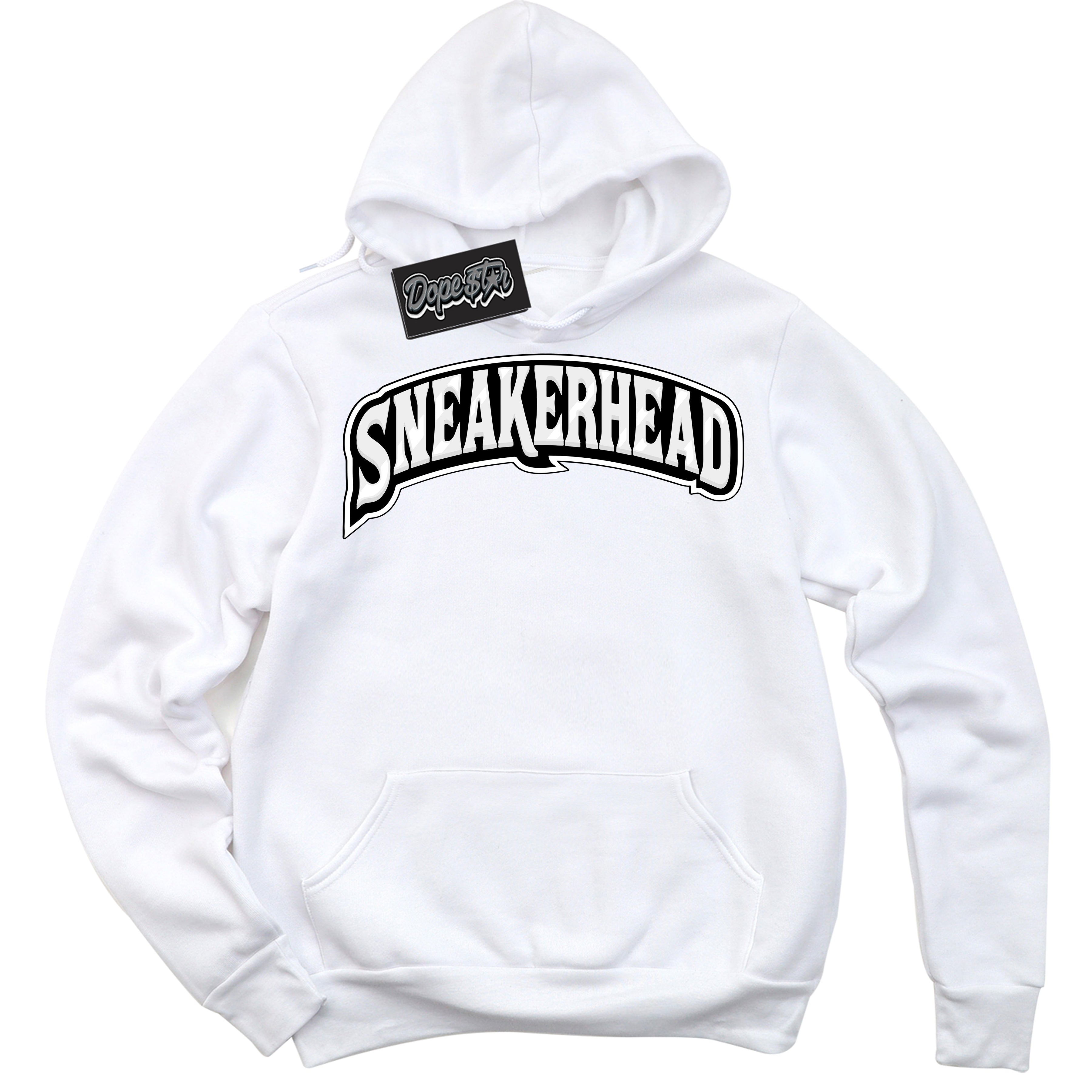 Cool White Hoodie with “Sneakerhead” design that Perfectly Matches Suede Panda Dunk.