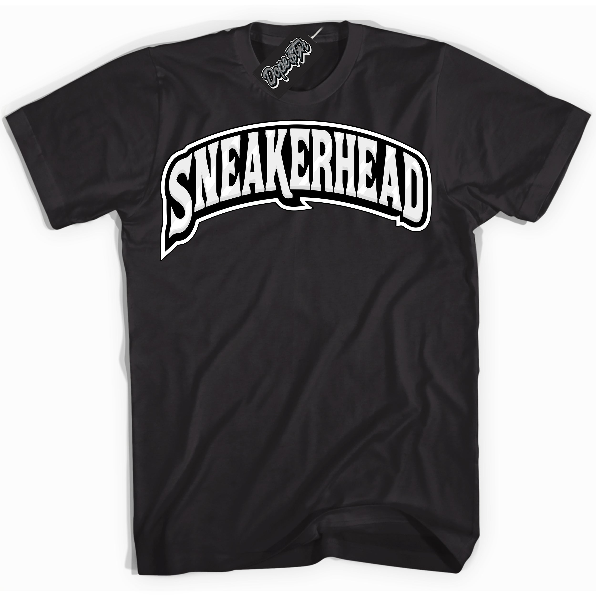 Cool Black Shirt with “Sneakerhead” design that perfectly matches Suede Panda Dunk.