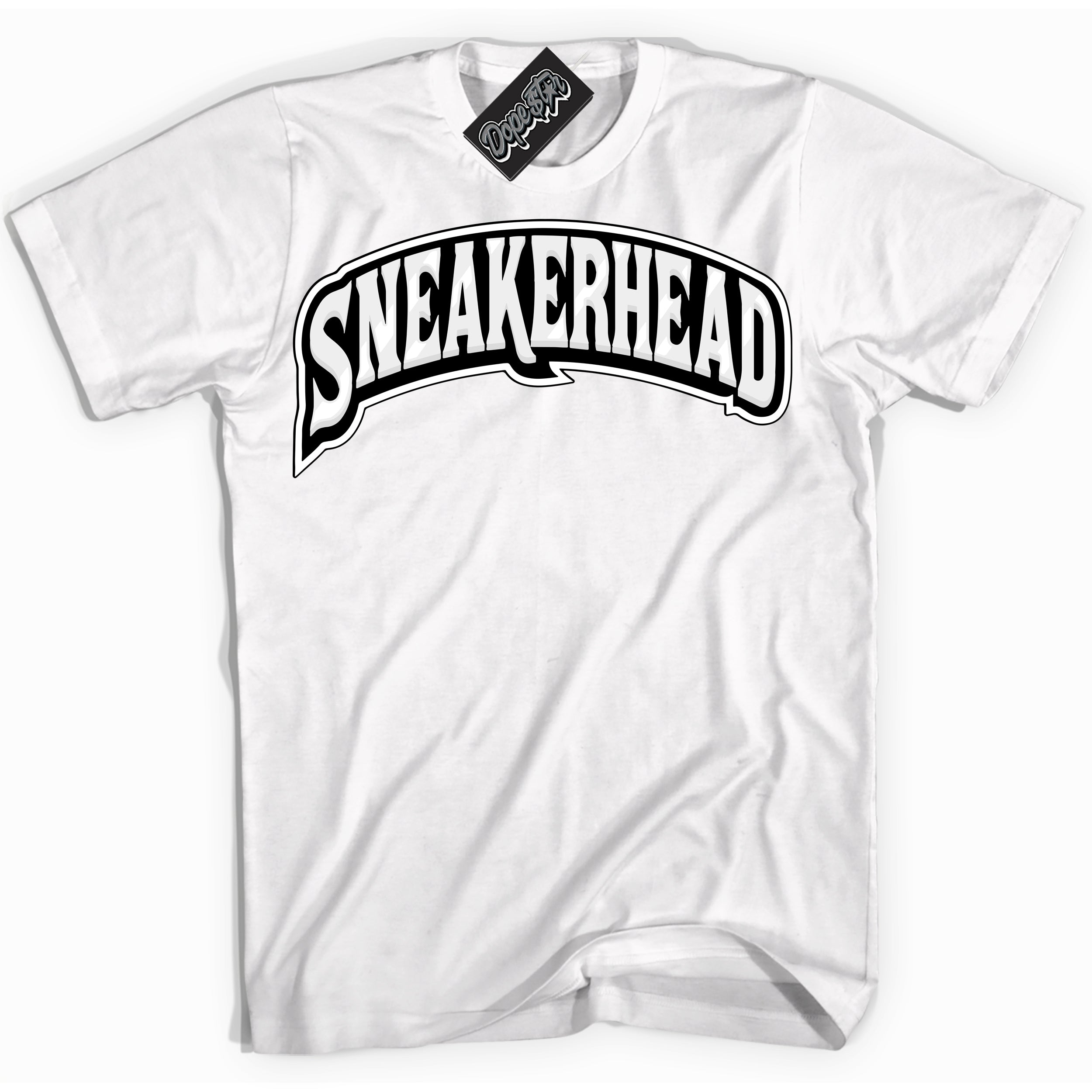 Cool White Shirt with “Sneakerhead” design that perfectly matches Suede Panda Dunk.